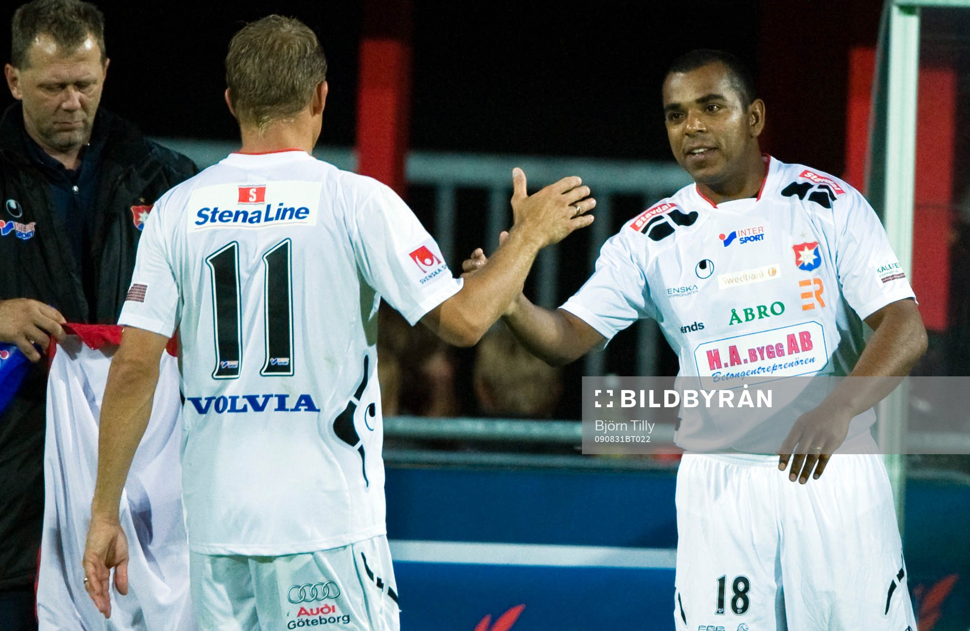 Marcus Allbäck och Alvaro Santos, Örgryte