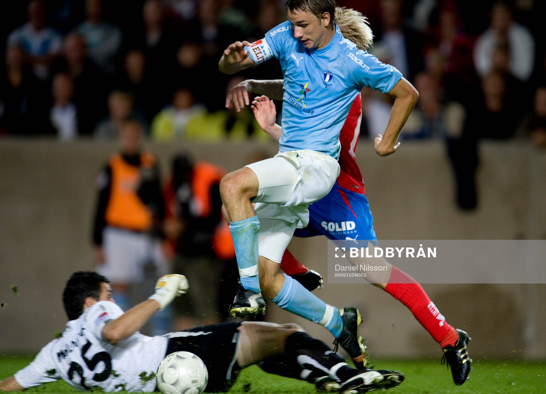 Dusan Melicharek, målvakt Malmö och Jasmin Sudic, Malmö