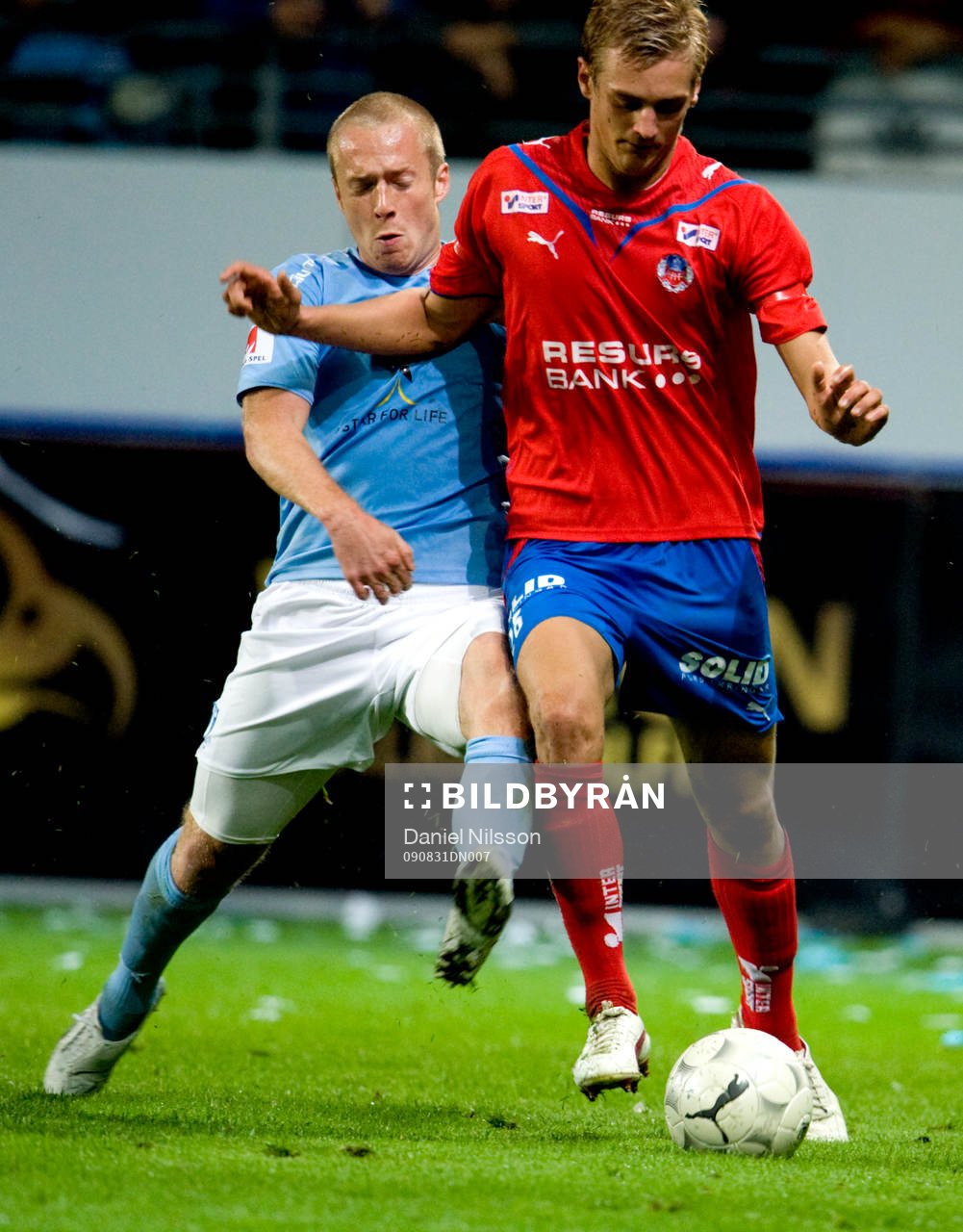 Daniel Larsson, Malmö och Joel Ekstrand, Helsingborg