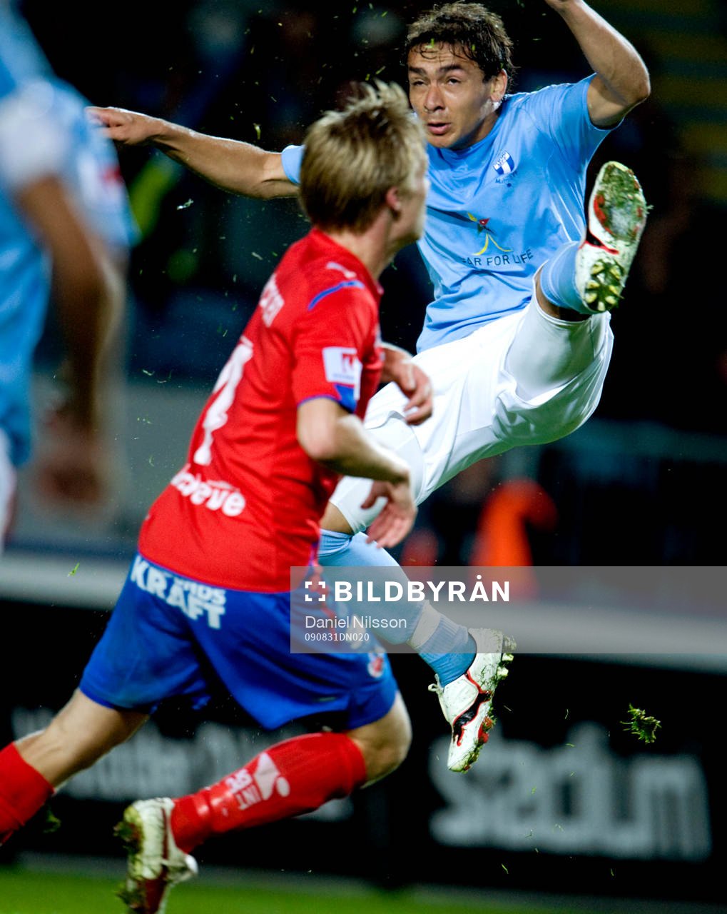 Ricardinho, Malmö och Mathias Unkuri, Helsingborg