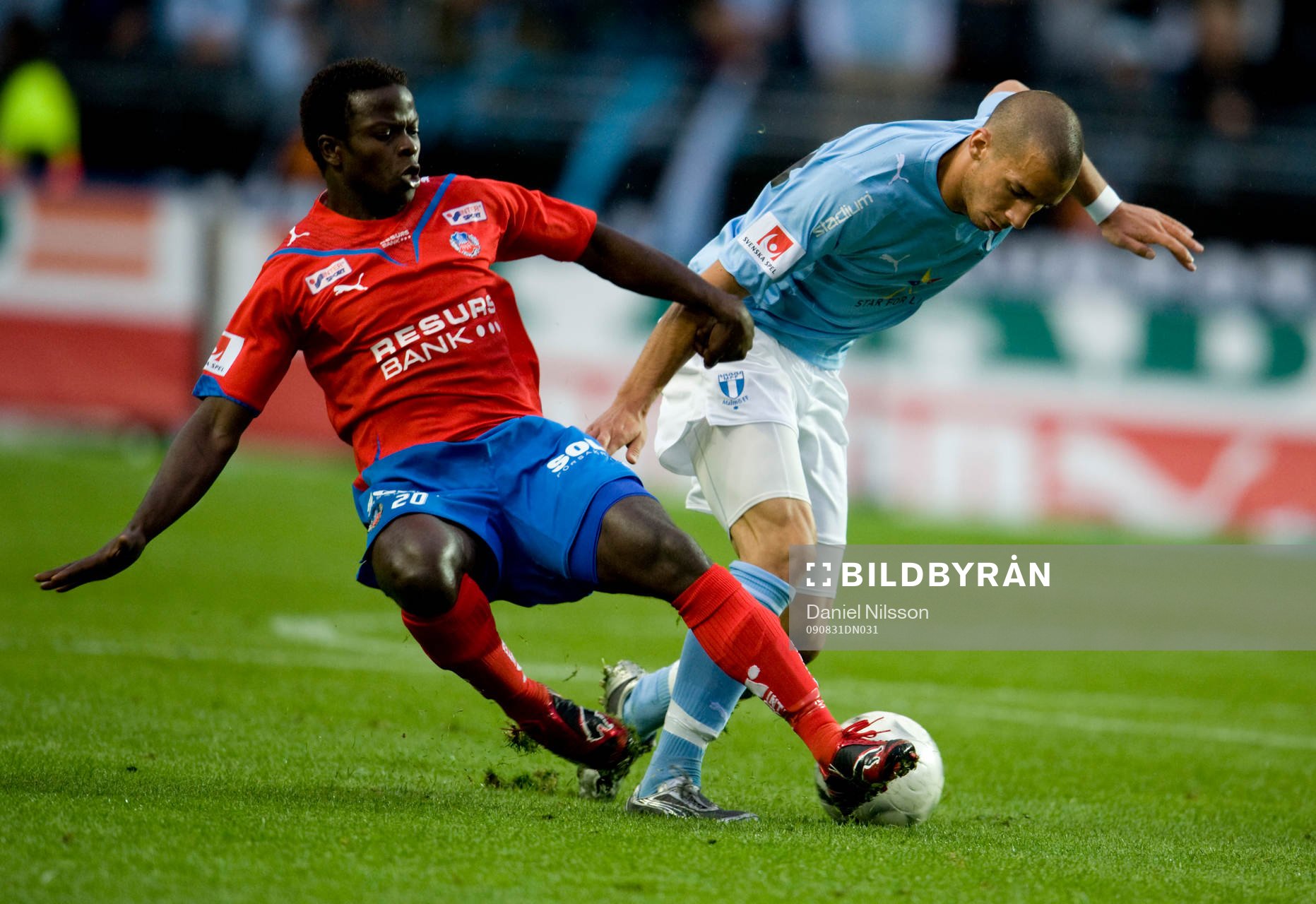 Guillermo Molins, Malmö och Isaac Chansa, Helsingborg