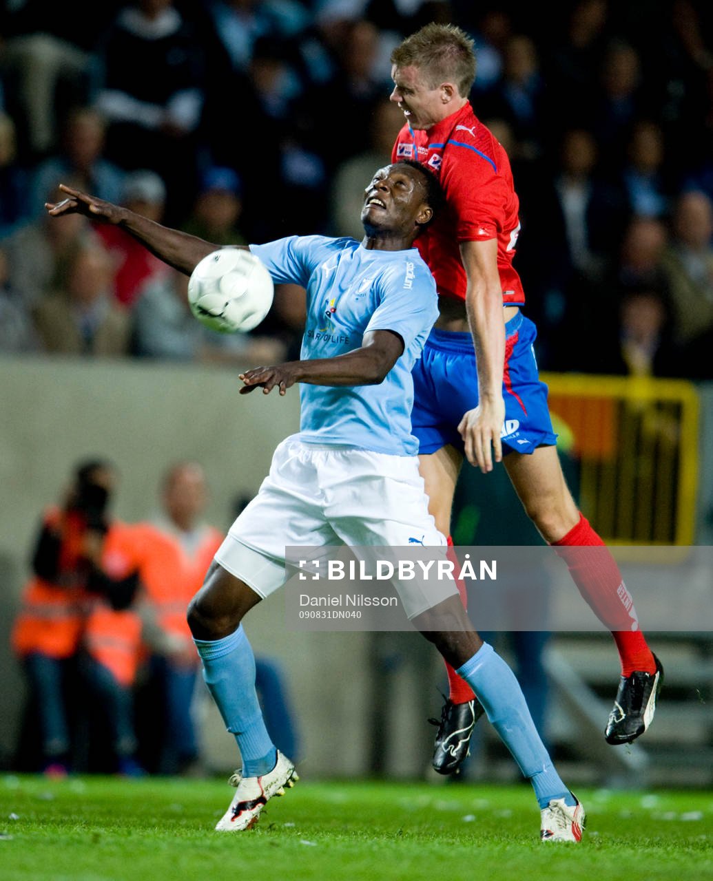 Edward Ofere, Malmö och Marcus Nilsson, Helsingborg
