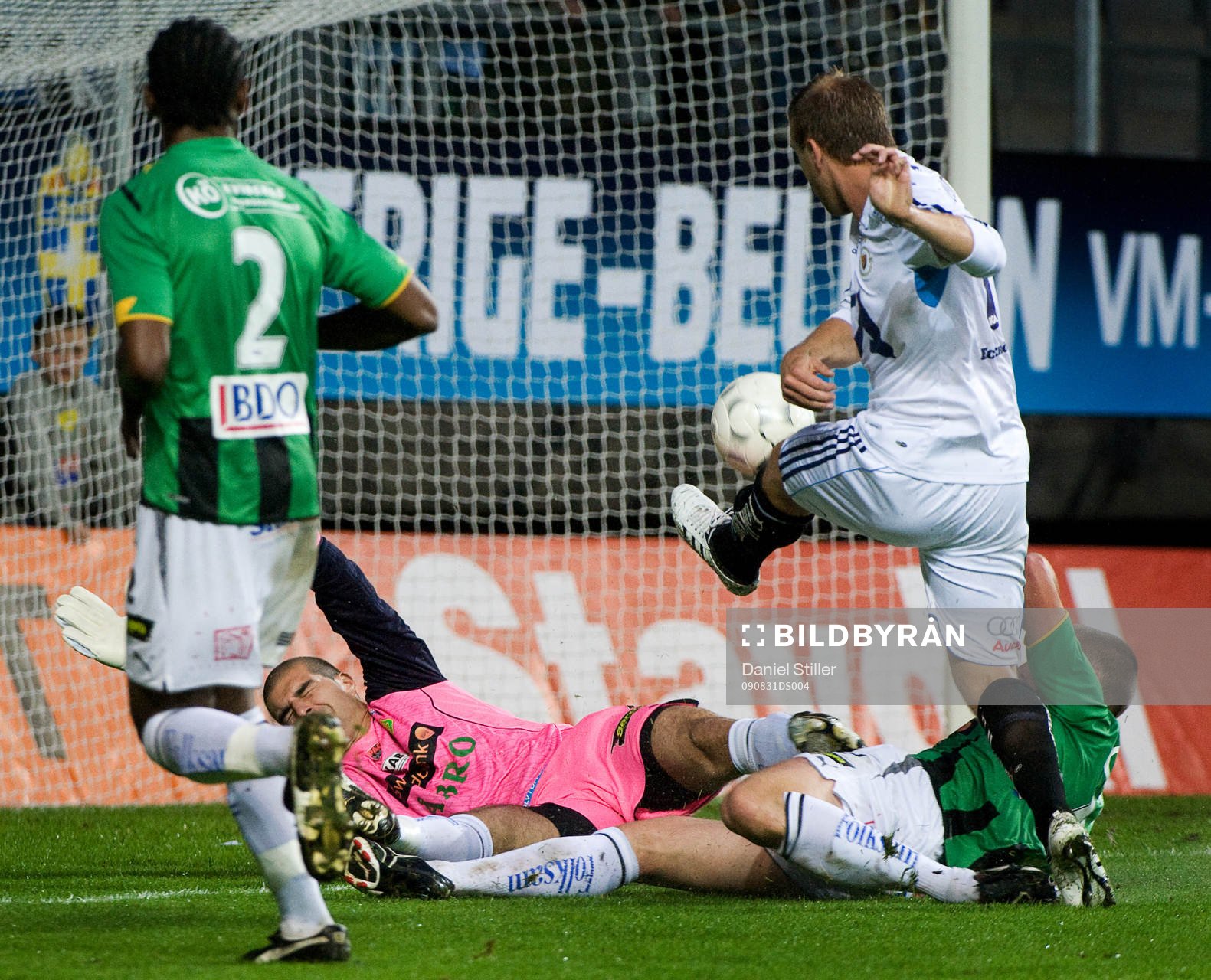 Daniel Sjölund, Djurgården, gör 1-1