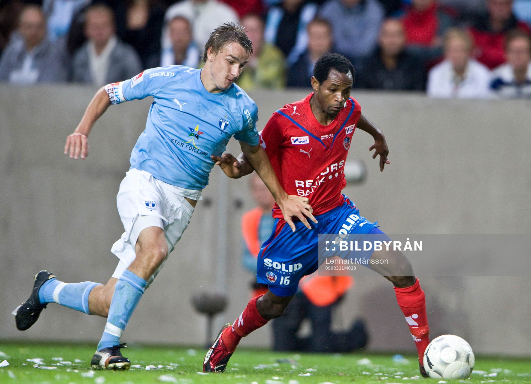Jasmin Sudic, Malmö och René Makondele, Helsingborg