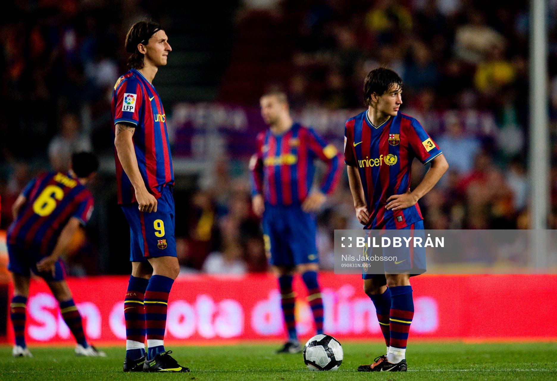 Zlatan Ibrahimovic, Bojan Kirkic, Barcelona