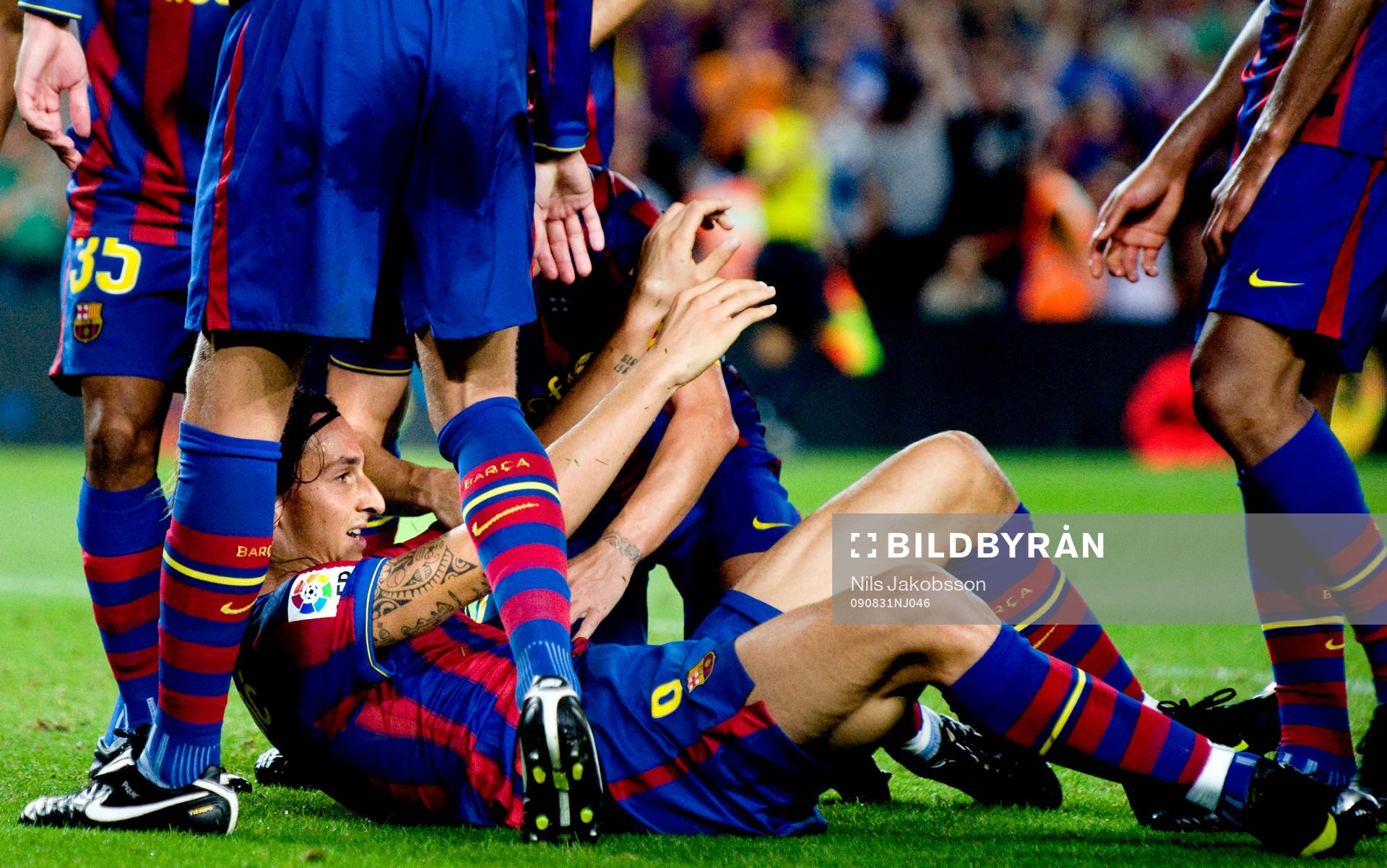  Zlatan Ibrahimovic, jubel.