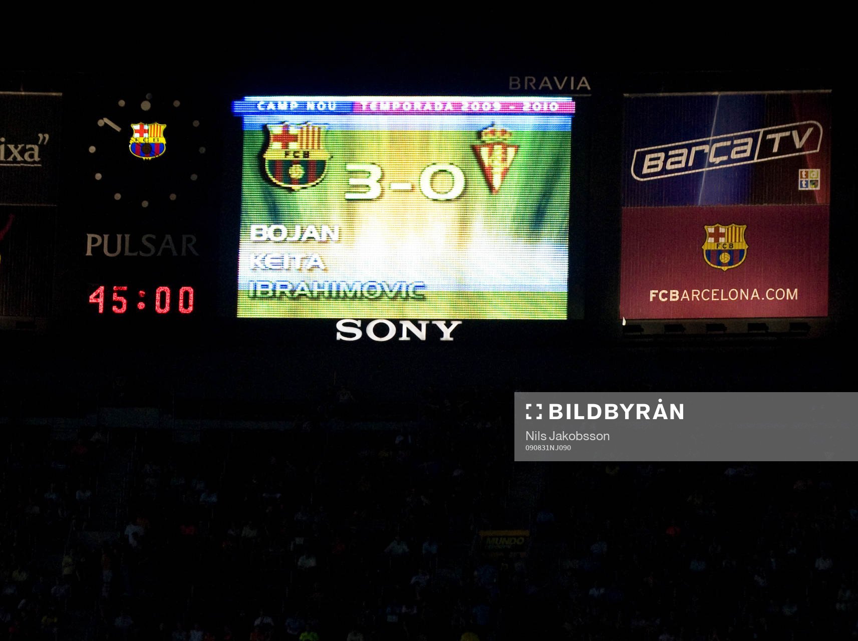 3-0 till Barcelona, målskyttar, Bojan, Keita och