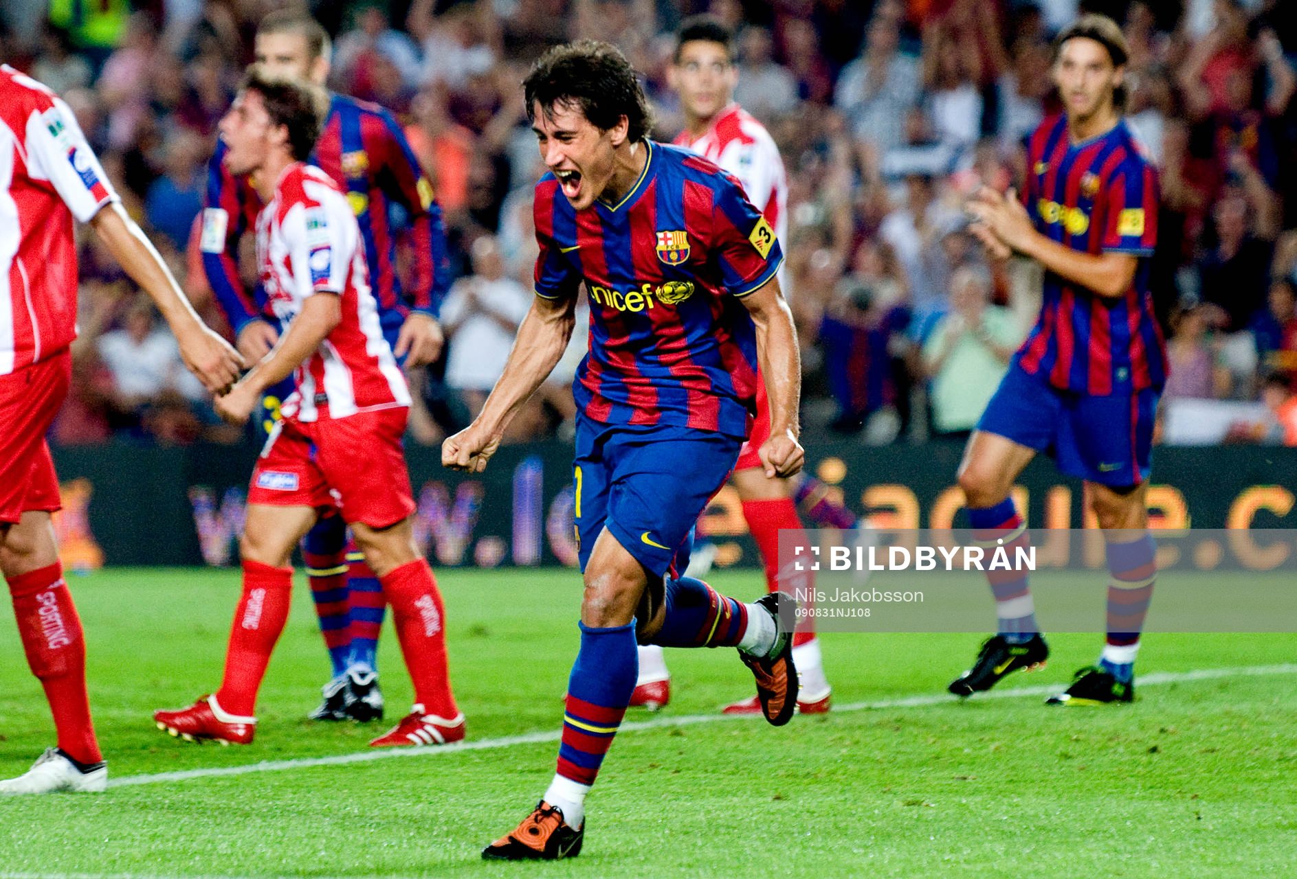 Bojan Kirkic, Barcelona jubel