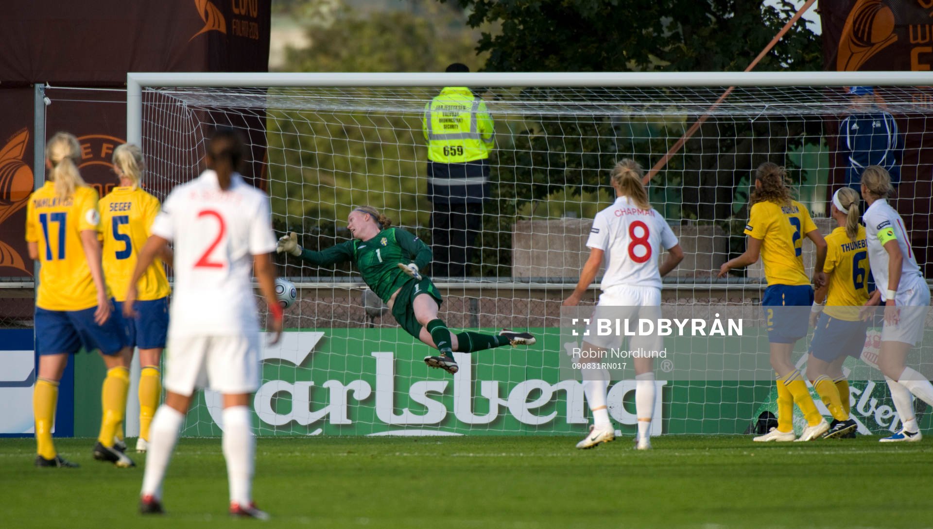  0-1 Faye White, England.