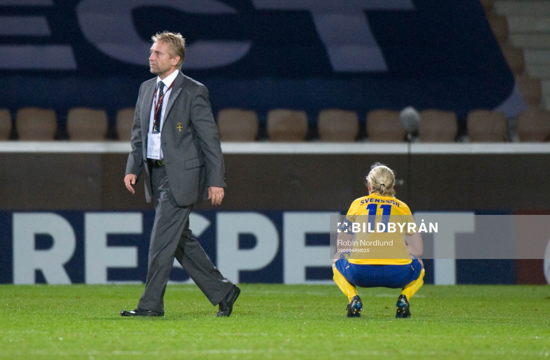 Thomas Dennerby, Förbundskapten och Victoria Sandell