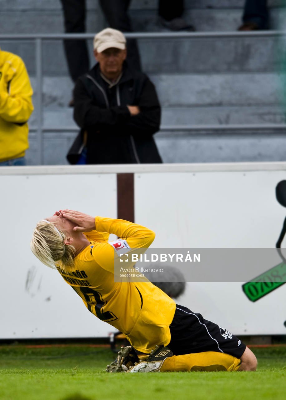 David Löfquist, Mjällby, jubel