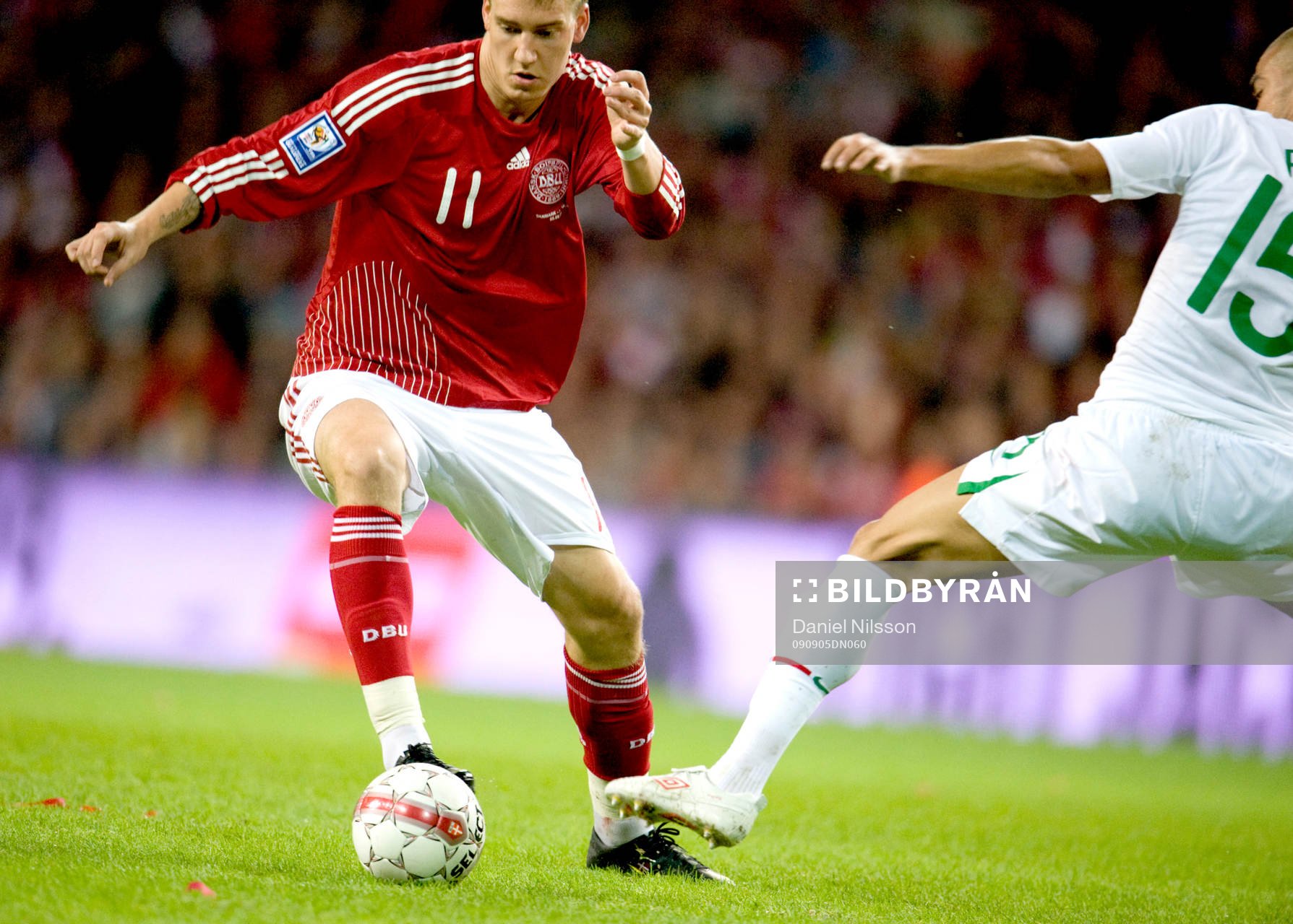 Nicklas Bendtner, Danmark och Pepe, Portugal