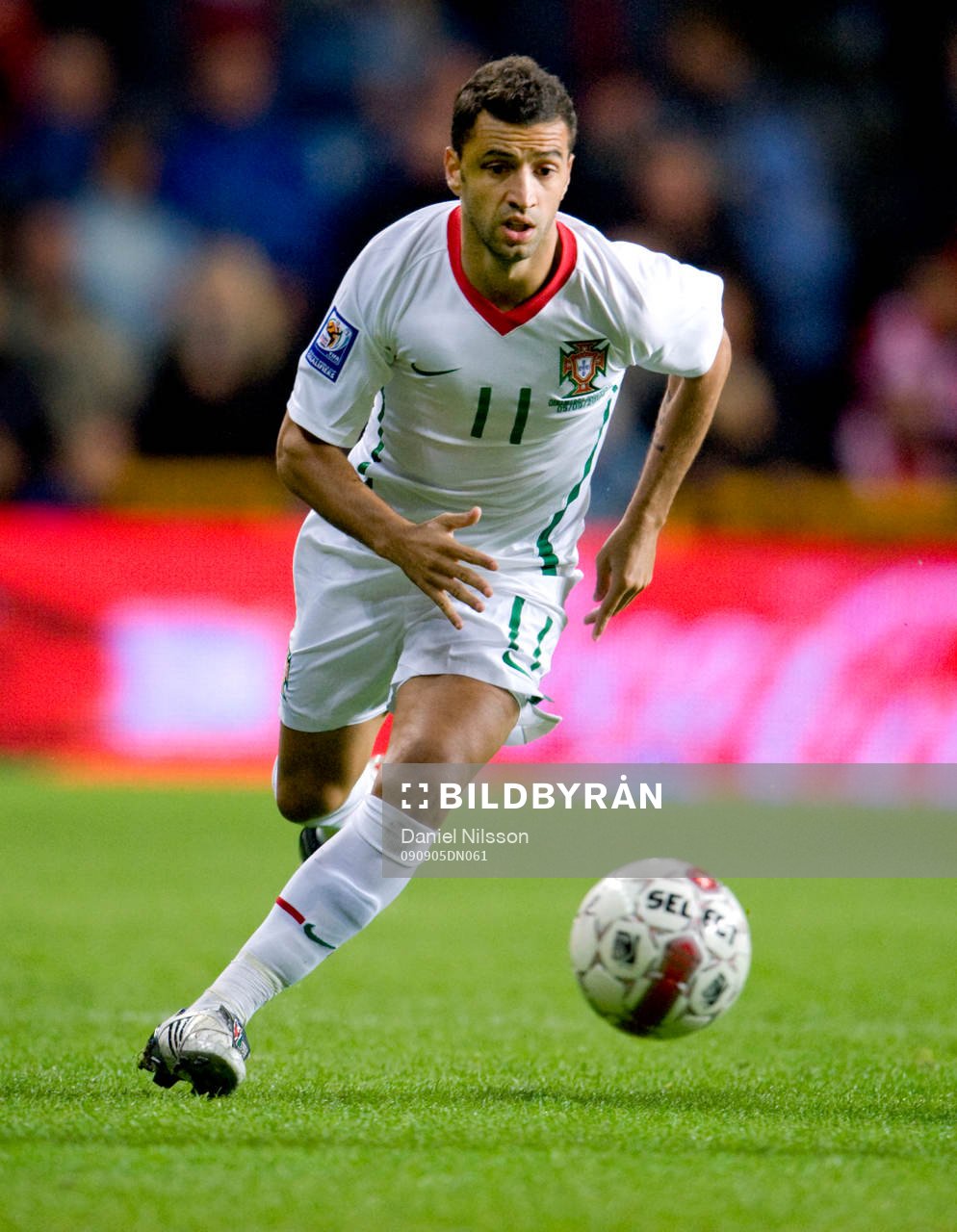 Fotboll, VM-kval, Simao Sabrosa, Portugal