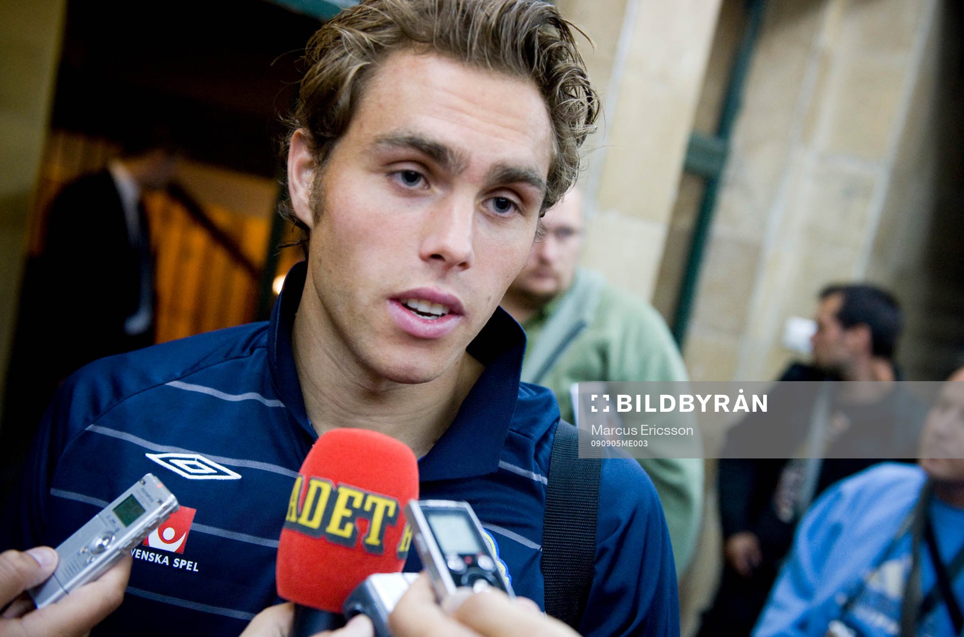 Johan Elmander. Press, media