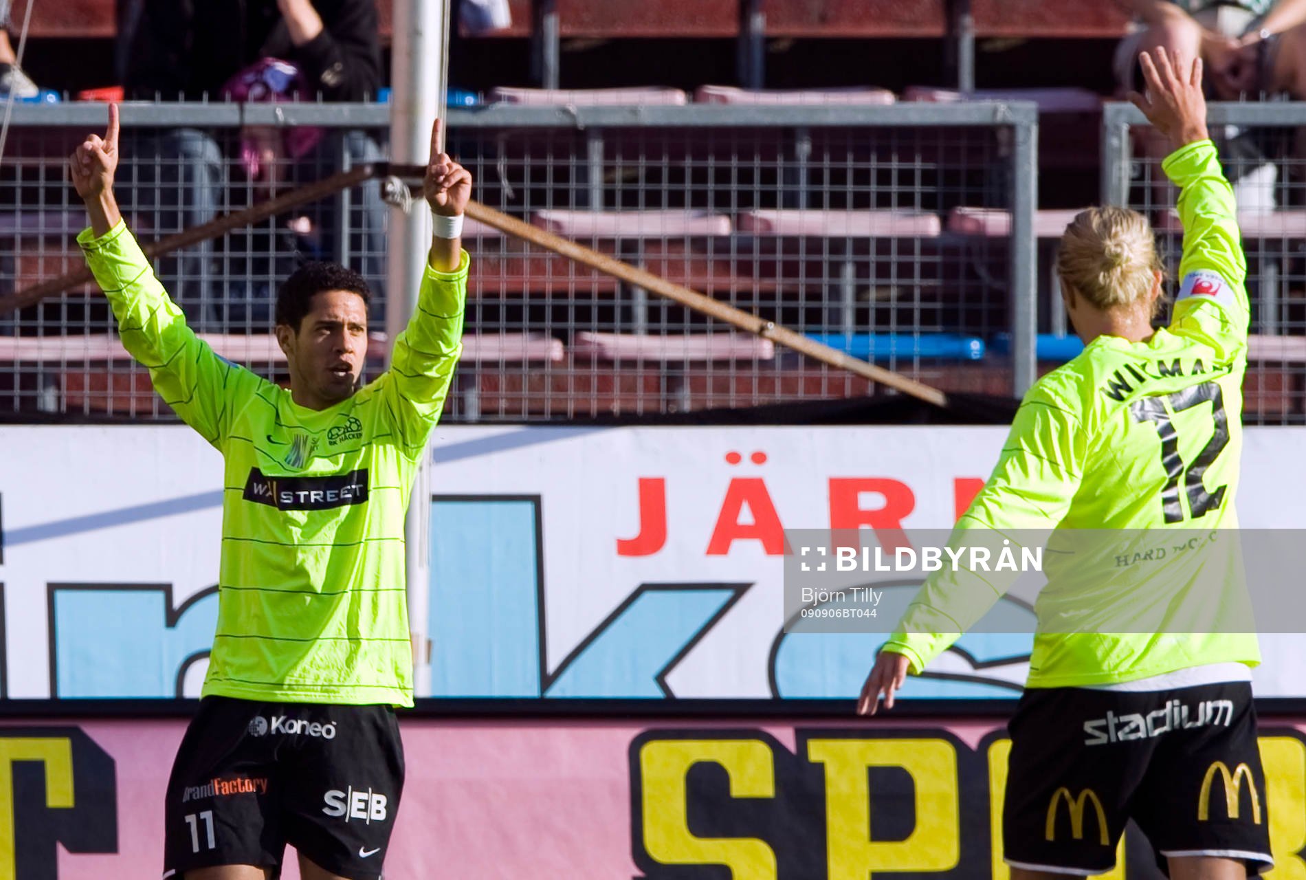 Vinicius Silva Lopes Souto, Häcken, jubel