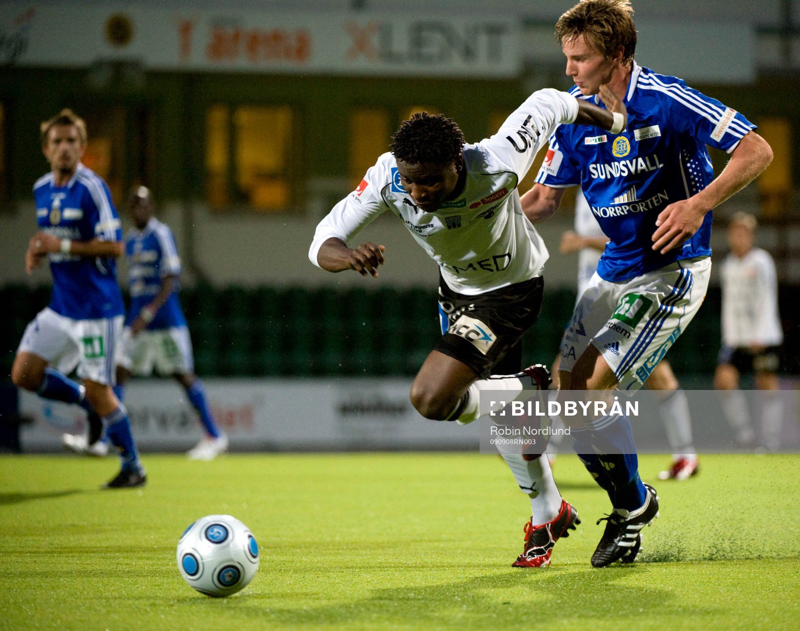 Sylvester Bale Sunday, Sirius mot Kristian Ek, Sundsvall