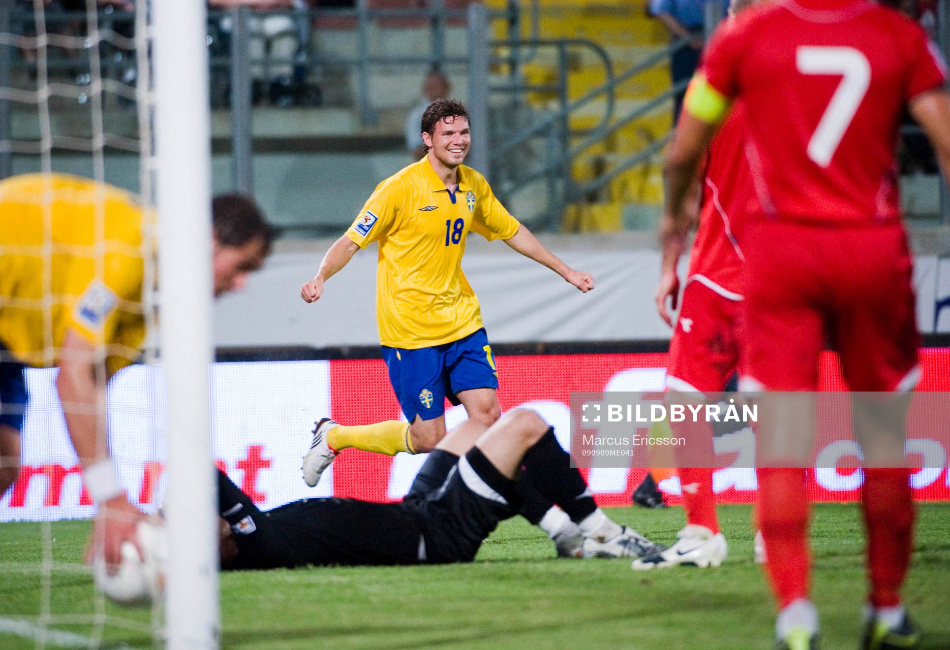 Marcus Berg, Sverige, jubel