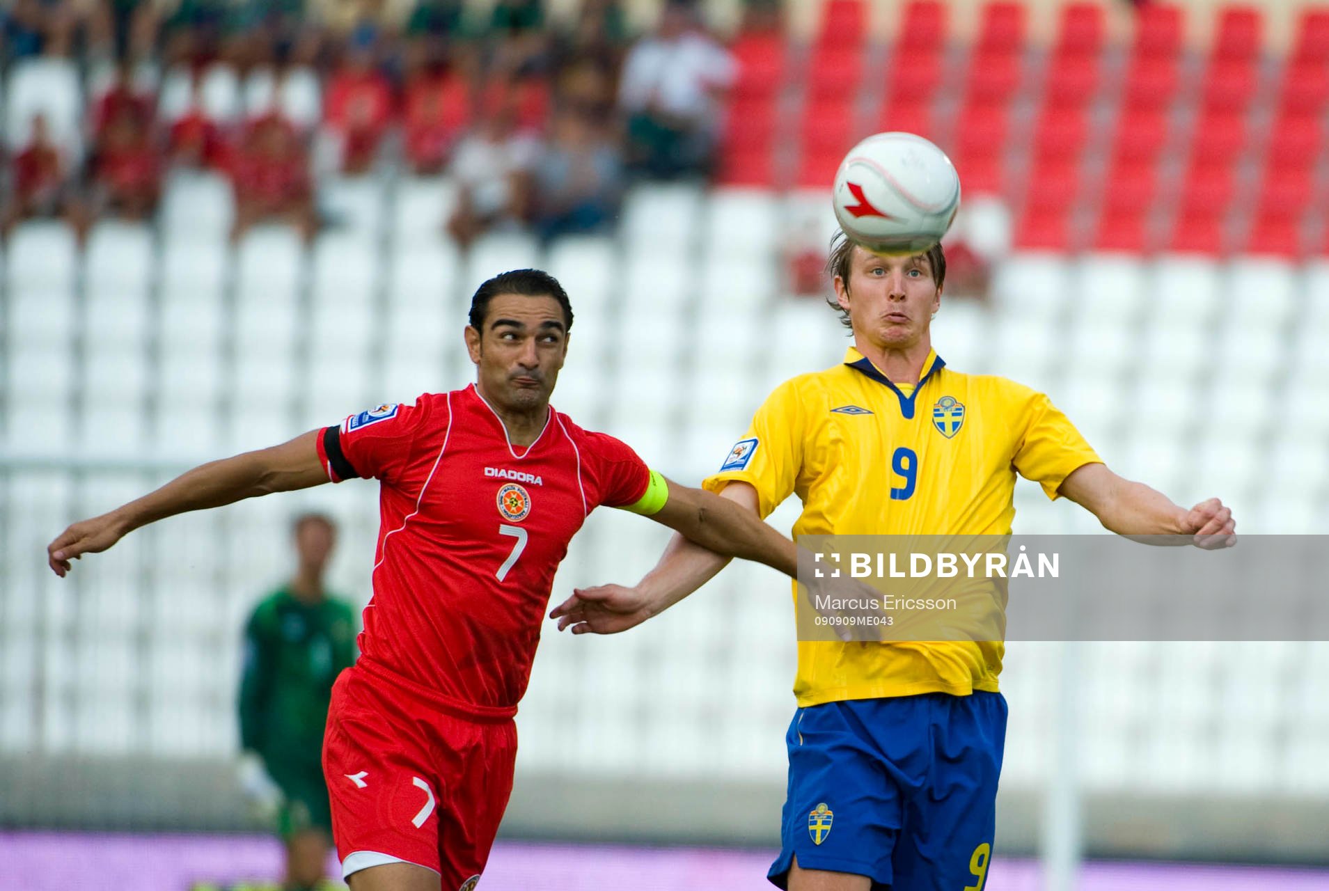 Gilbert Agous, Malta, och Kim Källström, Sverige