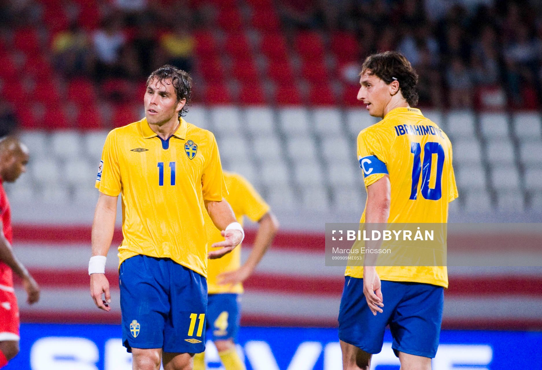 Johan Elmander, och Zlatan Ibrahimovic