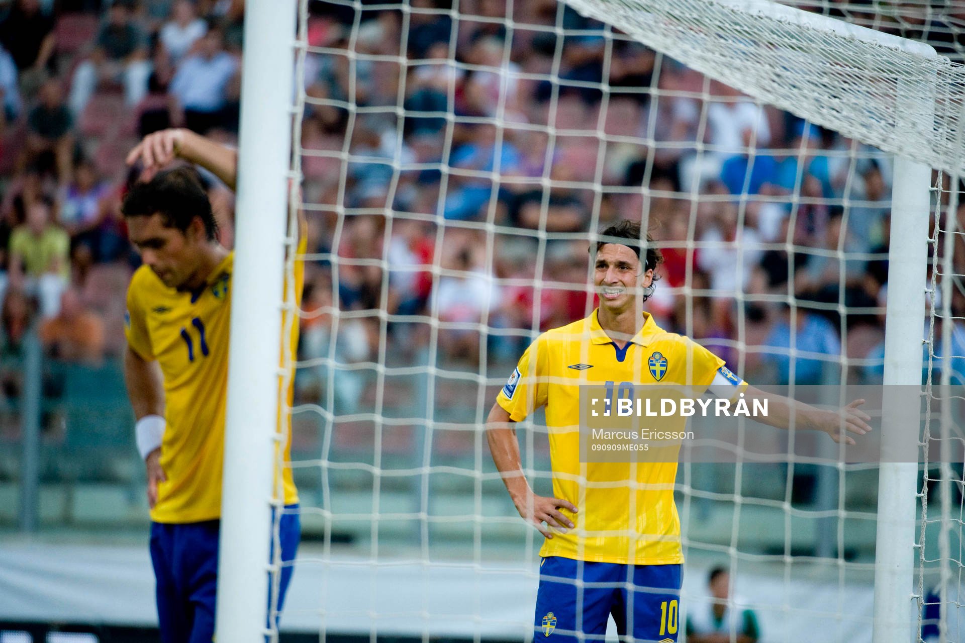 Johan Elmander, Zlatan Ibrahimovic, Sverige