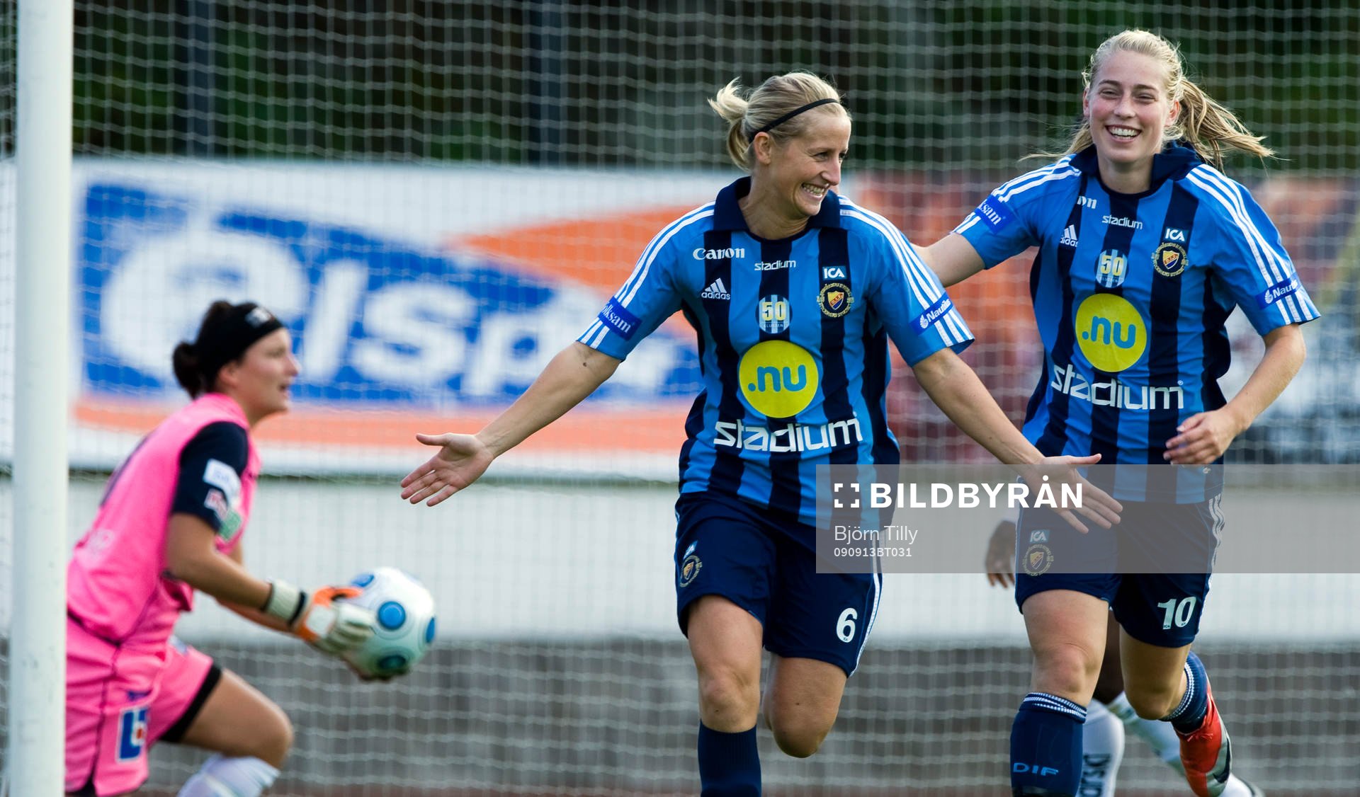 Marijke Callebaut och Linda Sällström, Djurgården