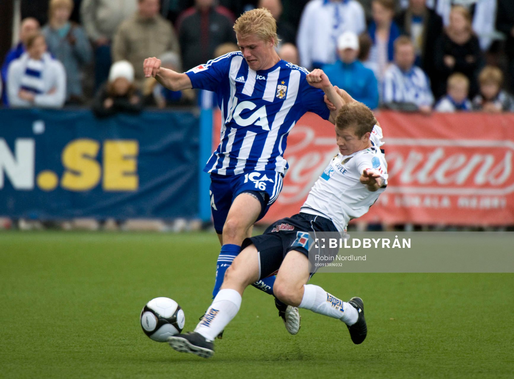 Erik Lund, Göteborg mot Jonas Lantto, Gefle