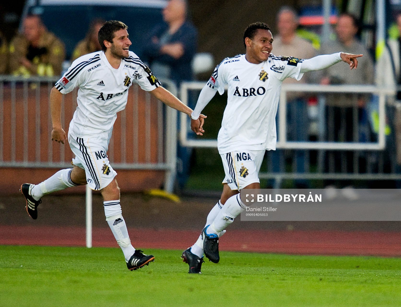 Antonio Flavio, AIK, gör 1-0, jubel