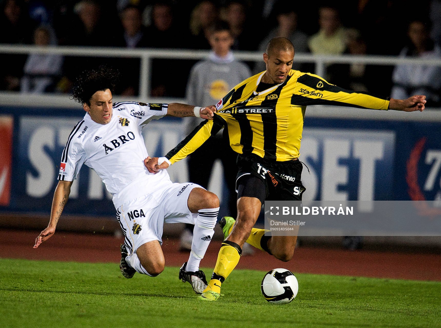 Mathias Ranégie, Häcken. Jorge Ortiz, AIK