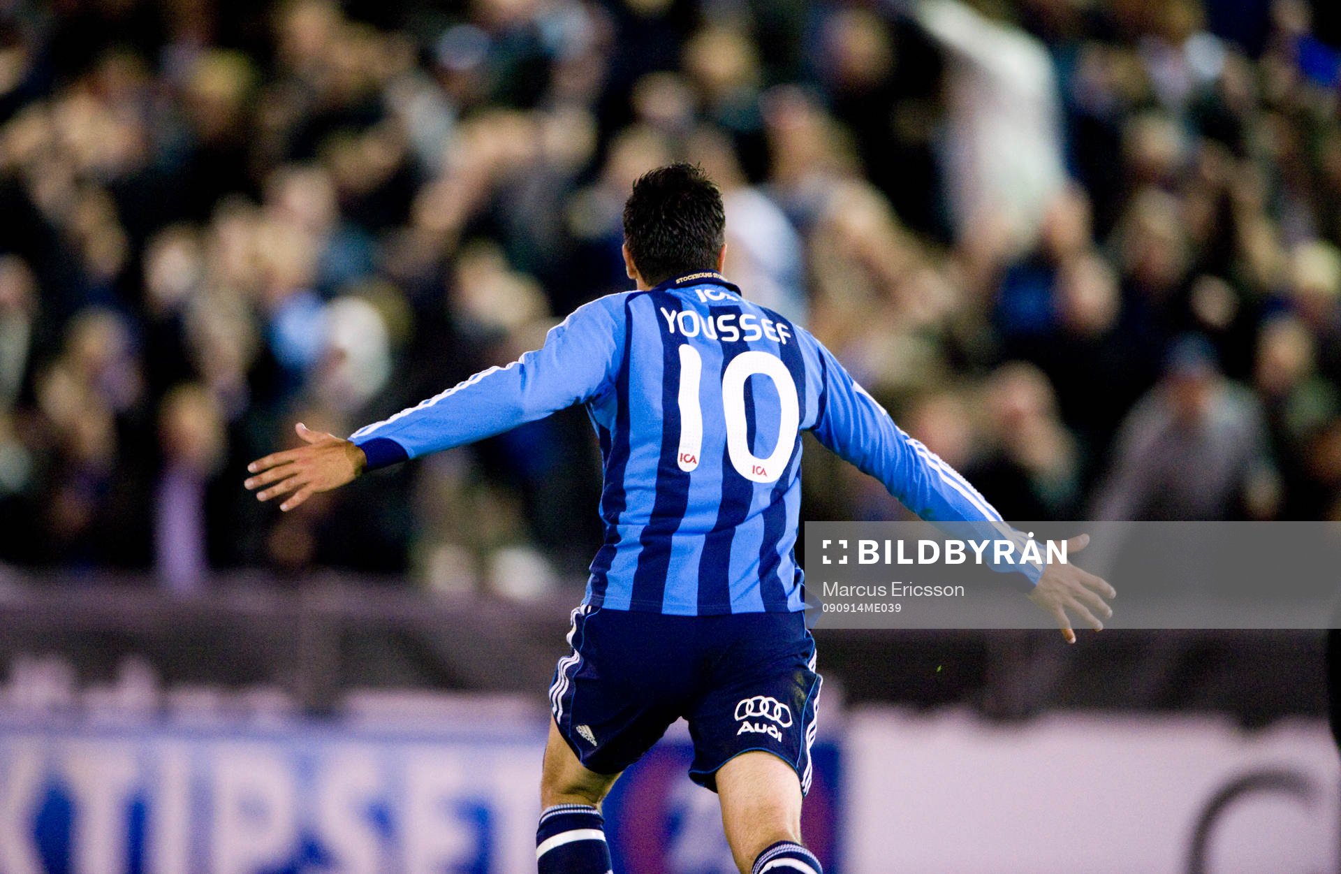  Christer Youssef, Djurgården, jubel.
