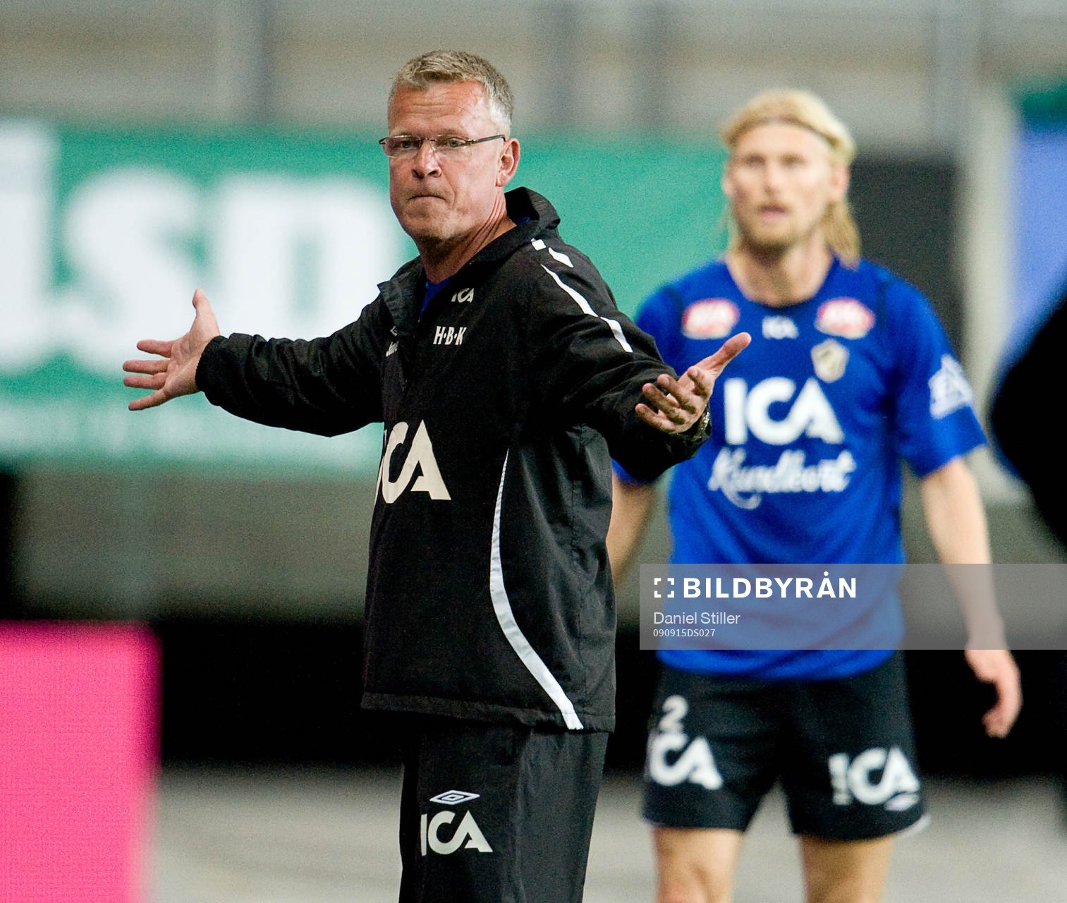 Jan Andersson, tränare, Halmstad, är uppgiven