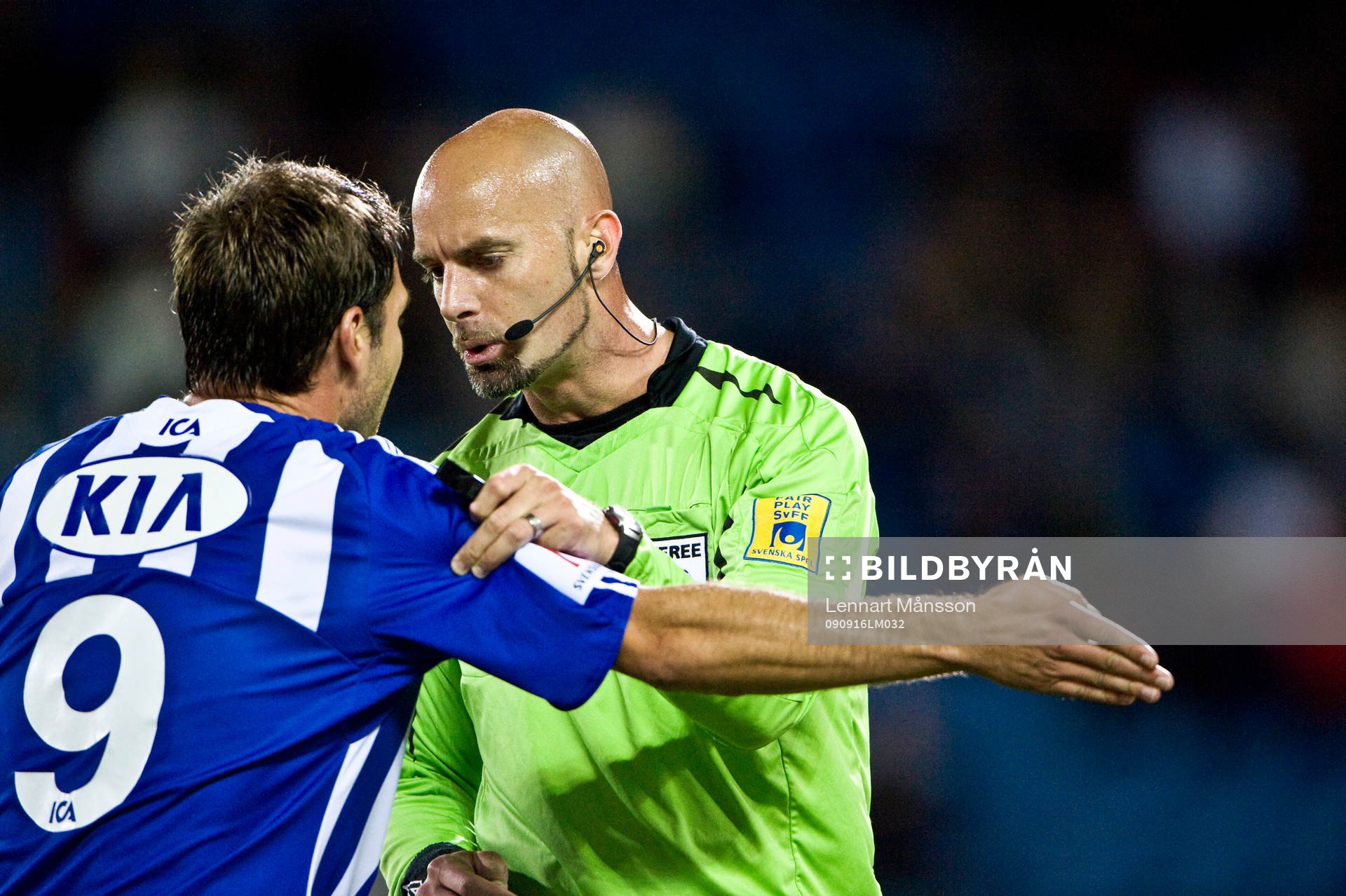 Stefan Johannesson, domare lugnar spelare, diskussion