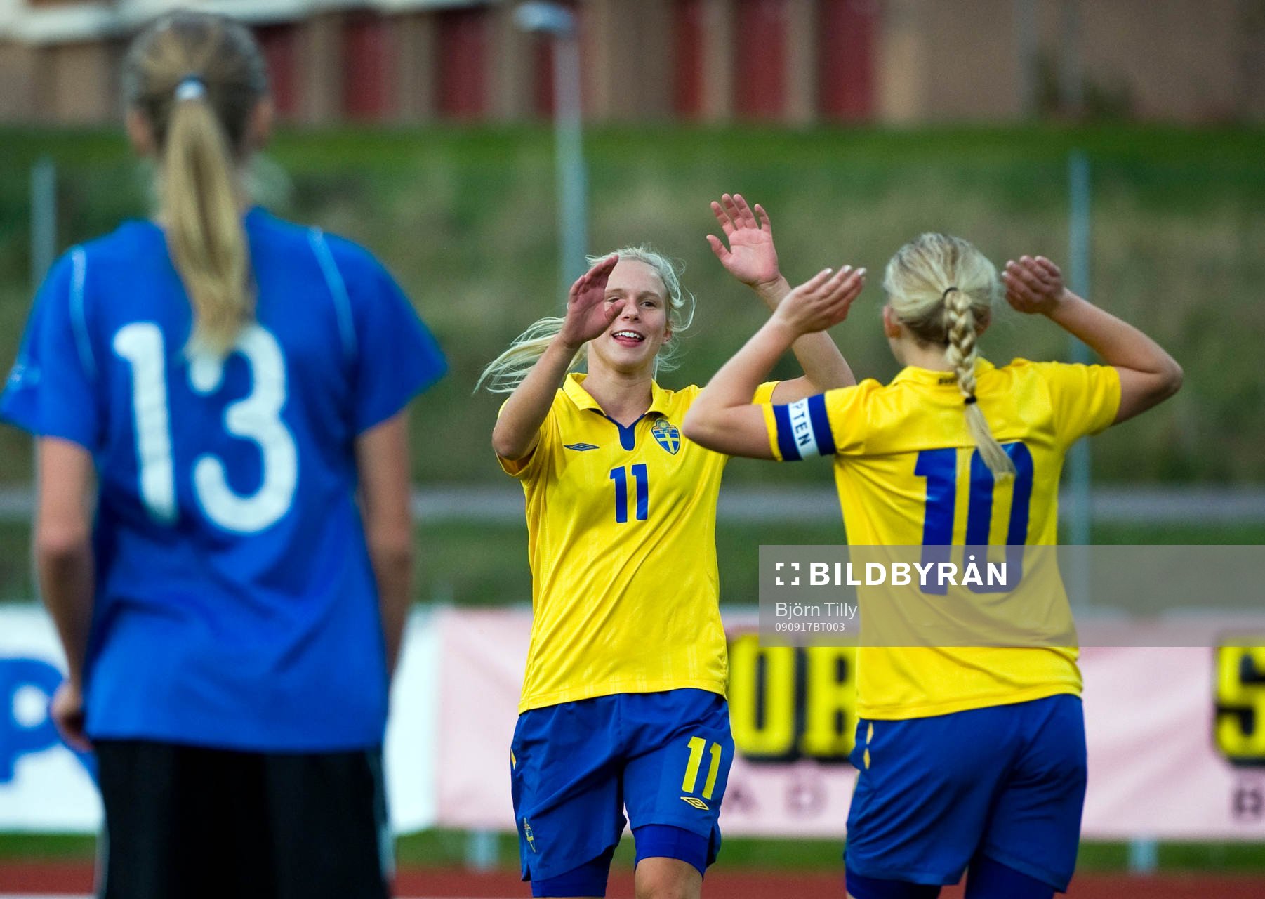 Jonna Andersson, Sverige, jubel