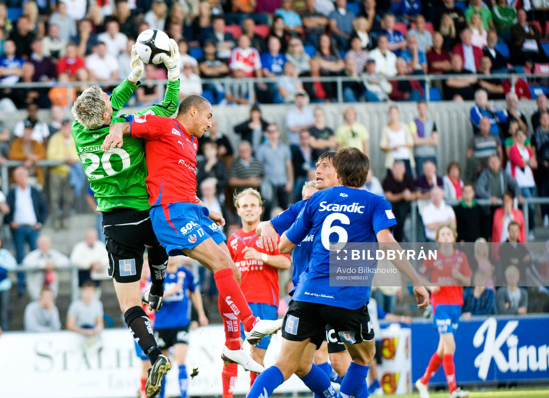 Henrik Larsson, Helsingborg, Magnus Bahne, målvakt,