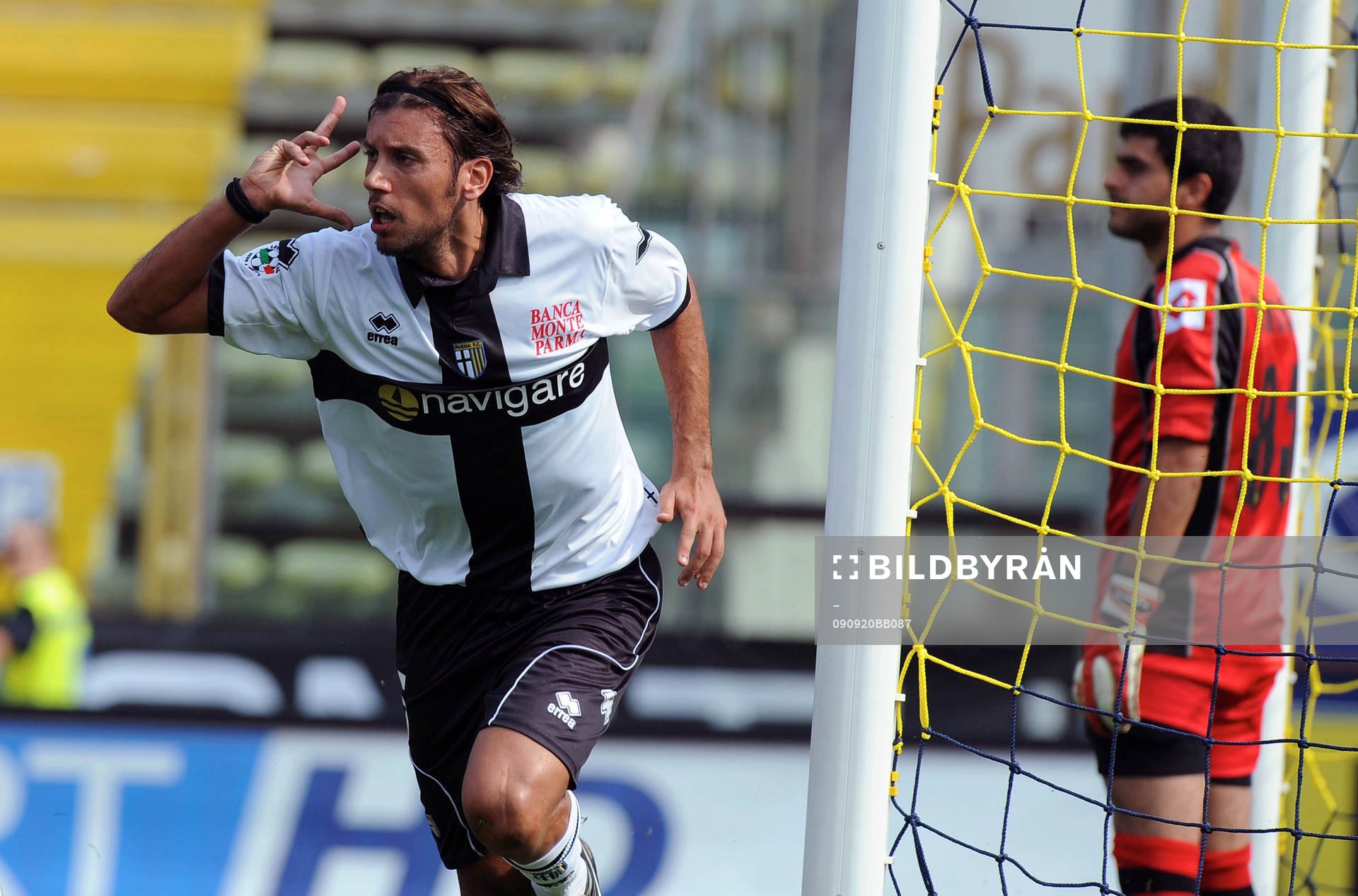  Zaccardo, gjorde 1-0 till Parma.