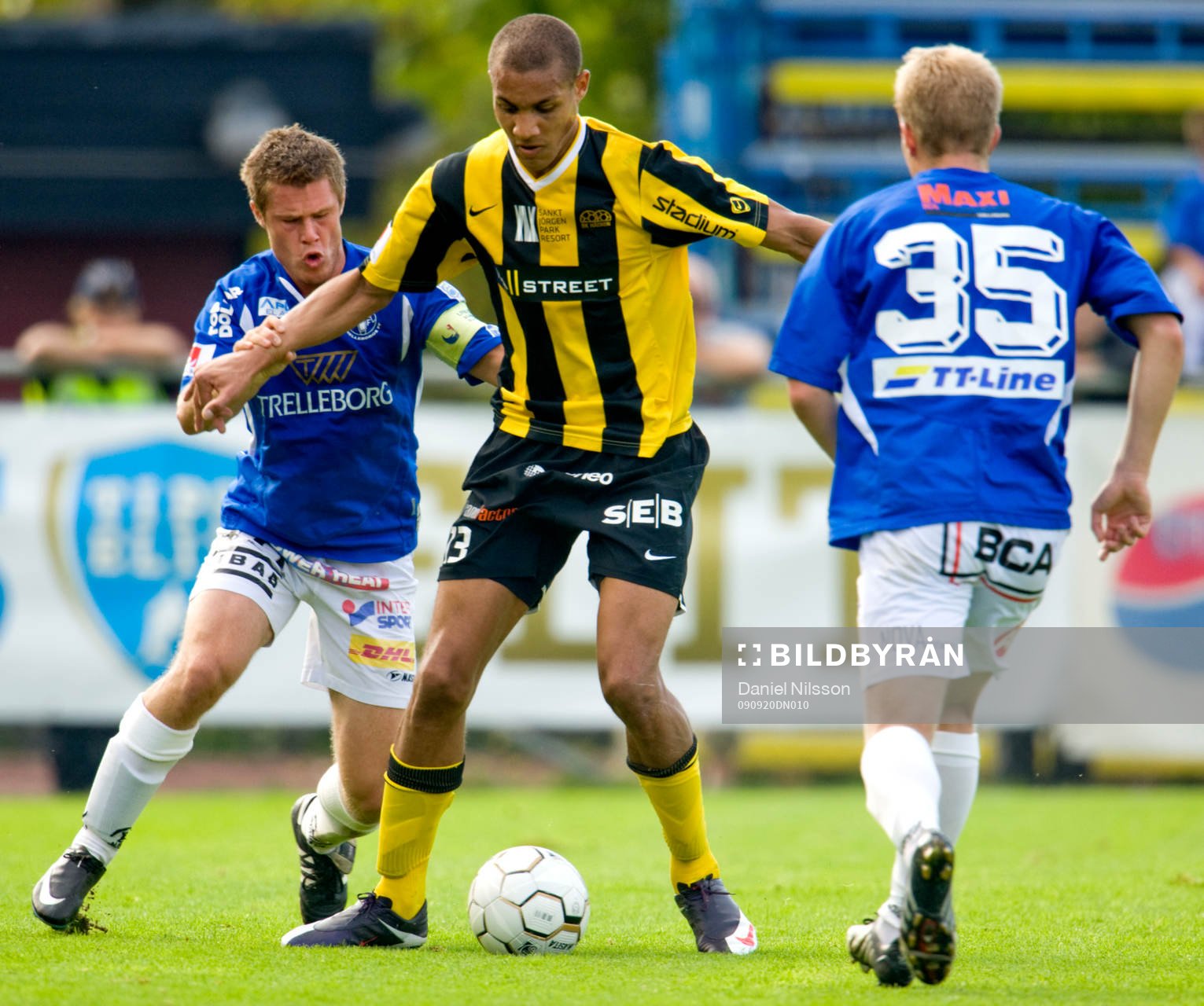 Dennis Melander och Joakim Nilsson, Trelleborg och Mathias