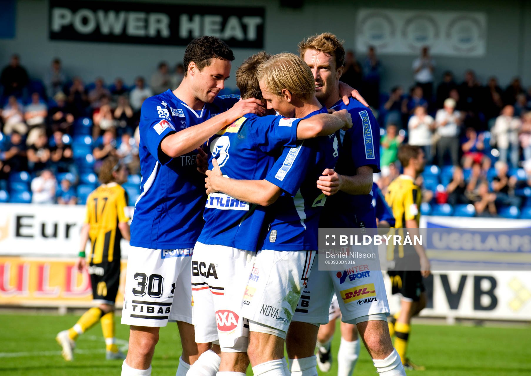 Jubel när Trelleborg tog ledningen med 2-0 via ett