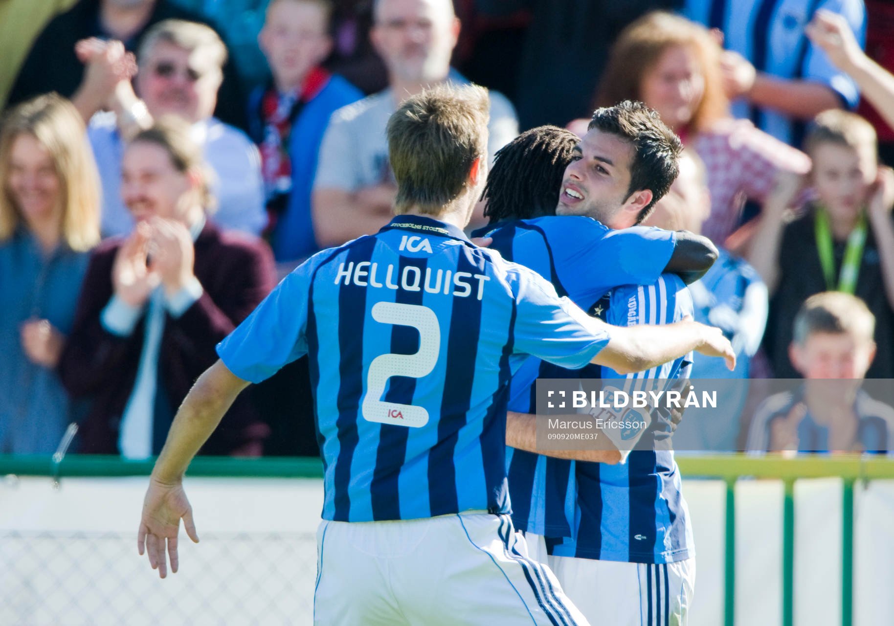 Fotboll, Allsvenskan, Brommapojkarna - Djurgården: Jubel i Djurgården