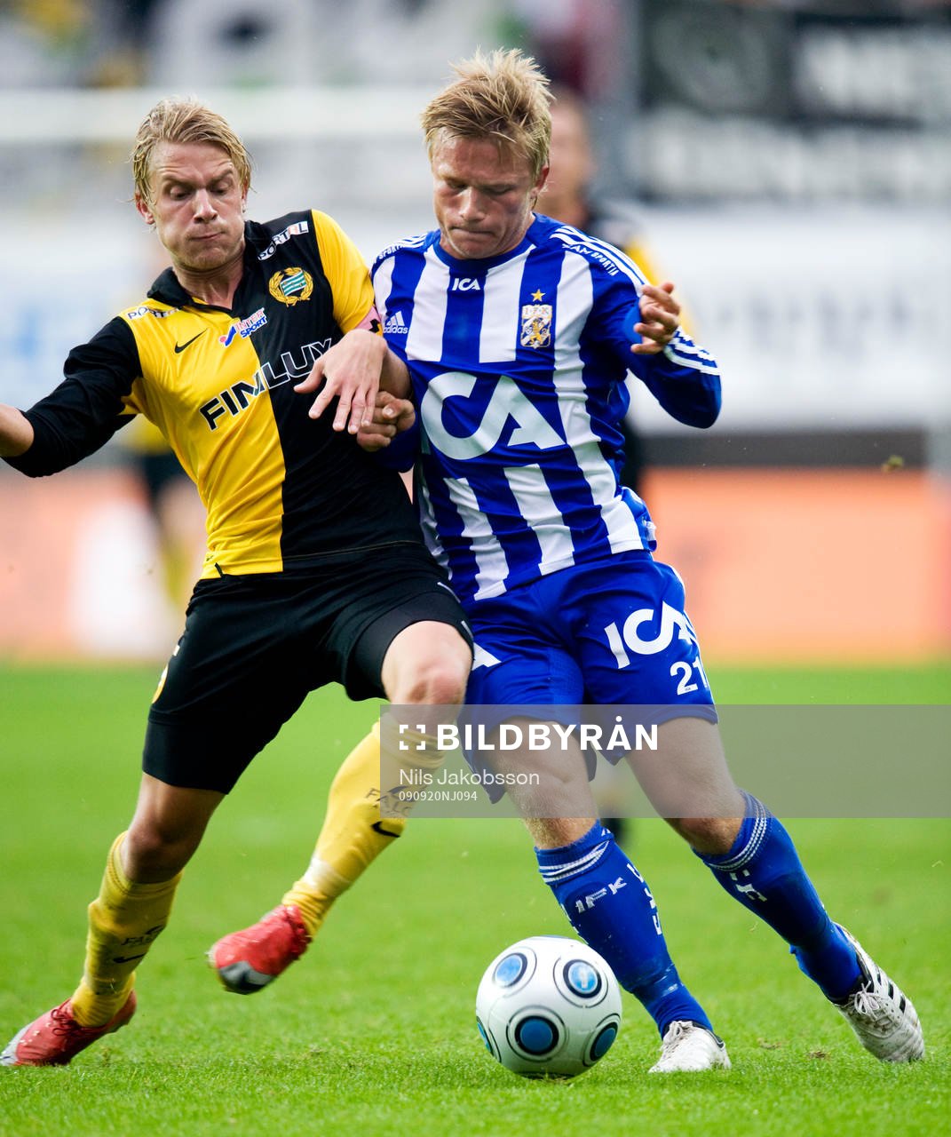 Emil Johansson, Hammarby, Niklas Bärkroth, IFK Göteborg