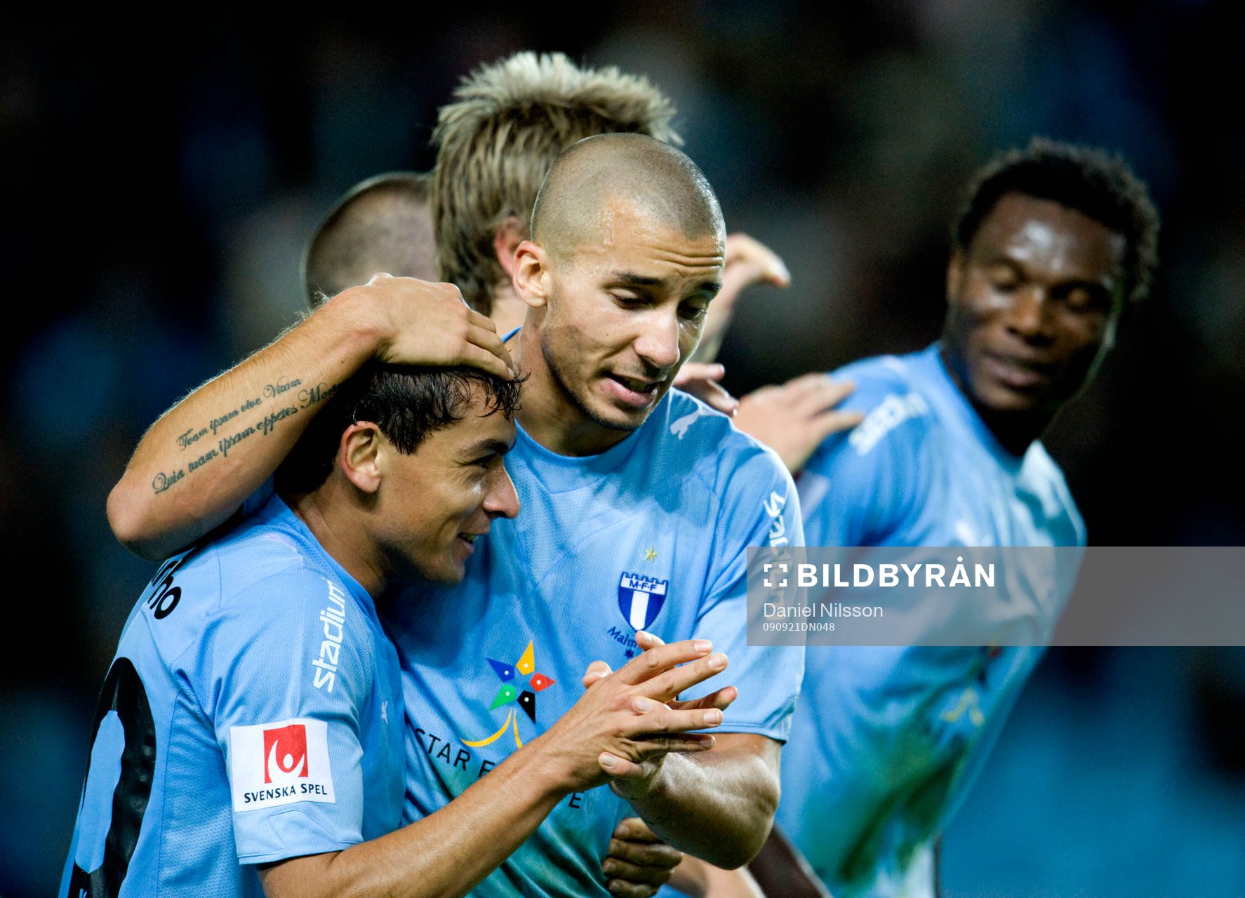 Guillermo Molins och Ricardinho, Malmö jubel