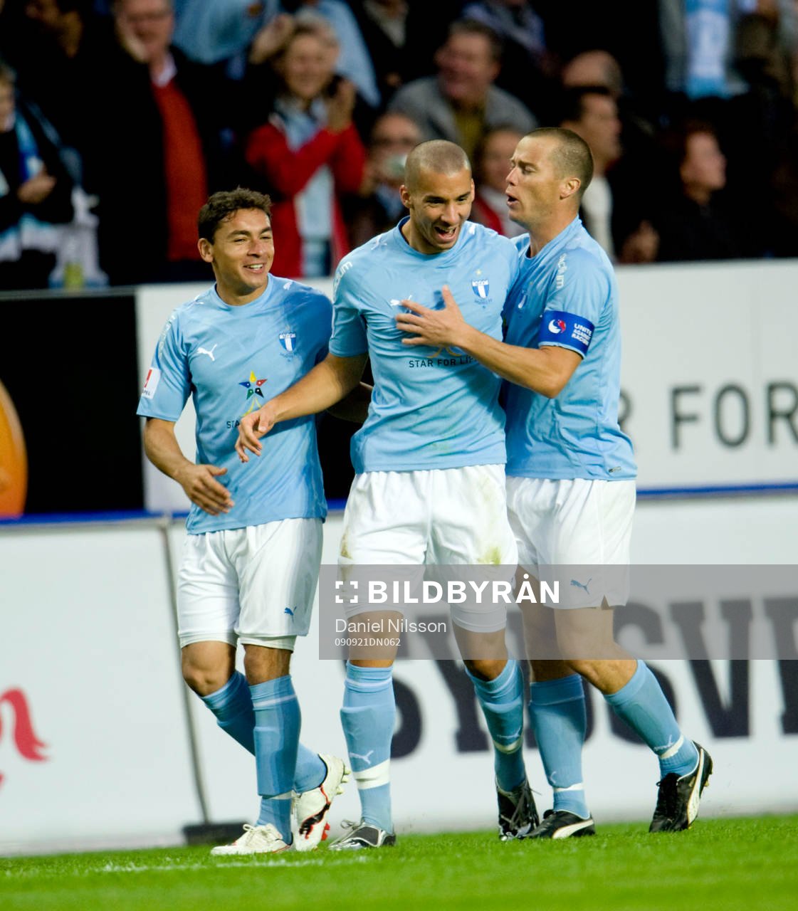 Guillermo Molins, Malmö gjorde 2-0. Jubel med RIcardinho