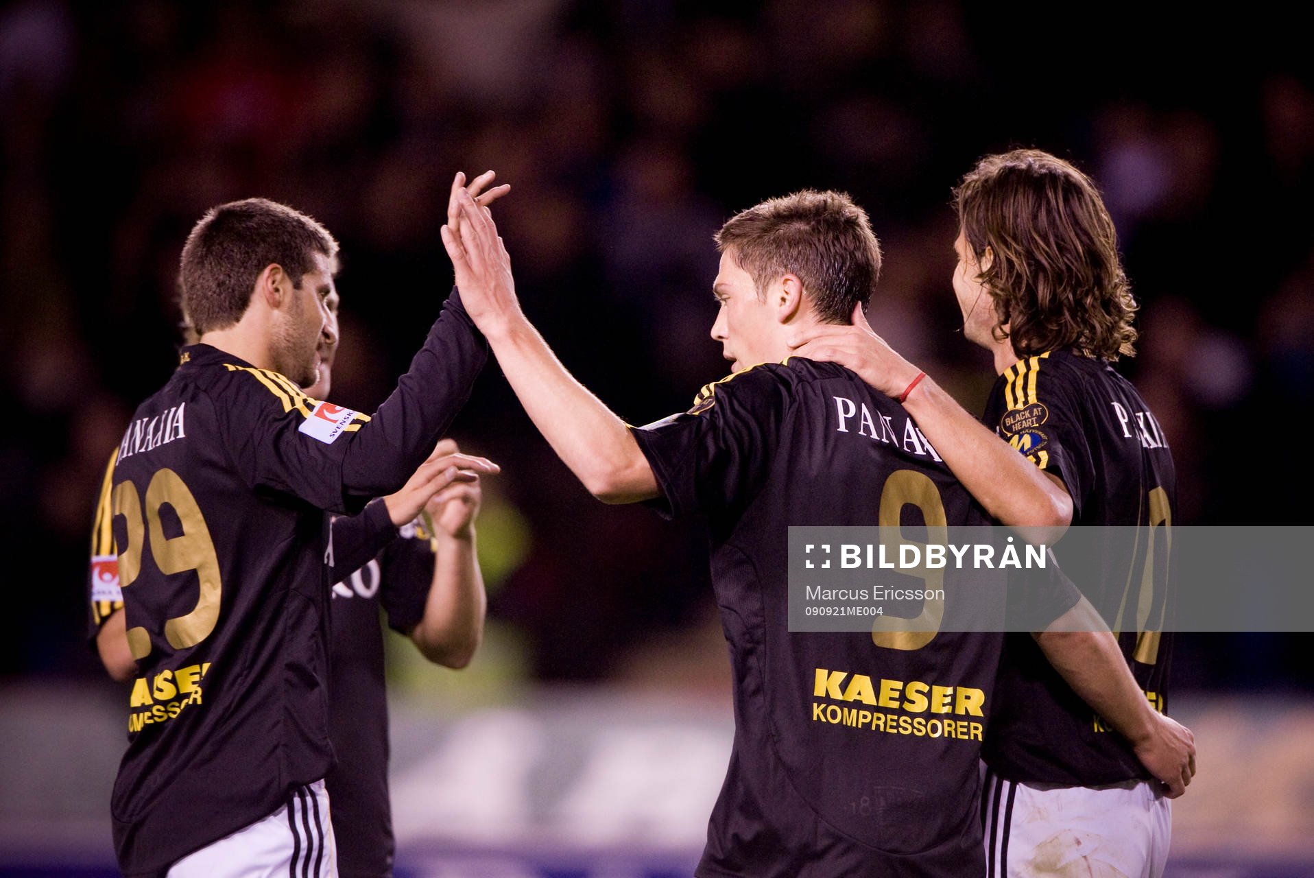Fotboll, Allsvenskan, AIK - Örgryte: Jubel i AIK
