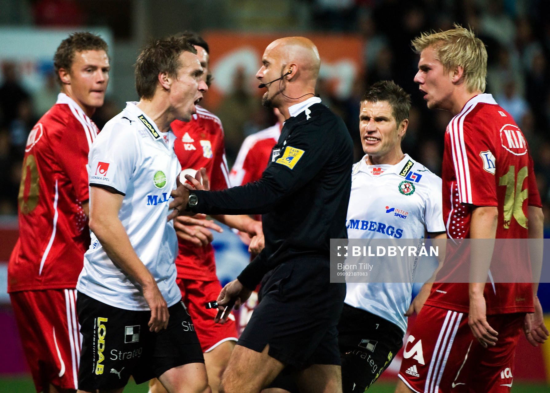 Fredrik Nordback, Örebro och Stefan Johannesson, Domare