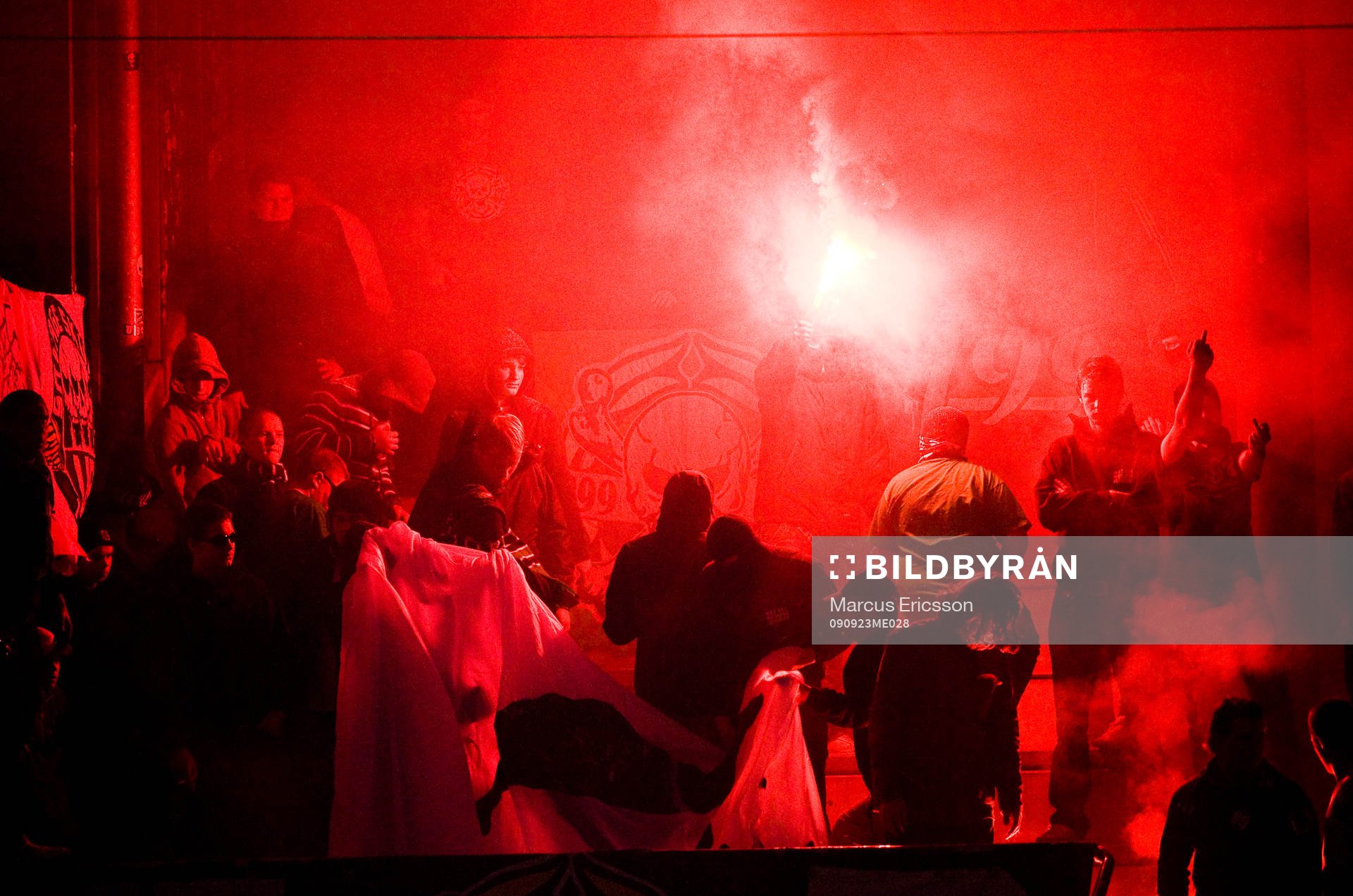 Hammarbyfans, fans, supporter, huligan, polis