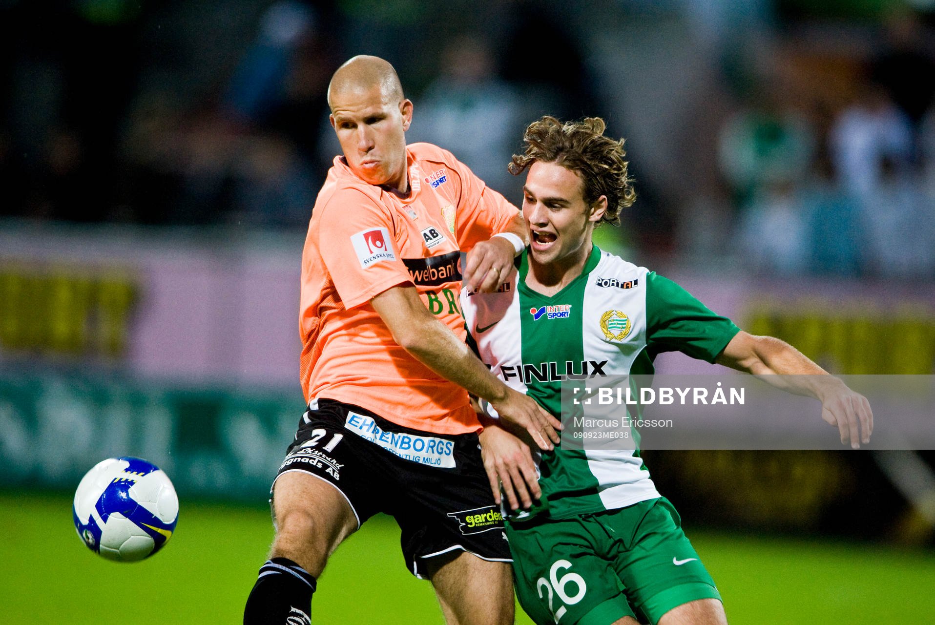 Mattias Lindström, GAIS och Simon Helg, Hammarby