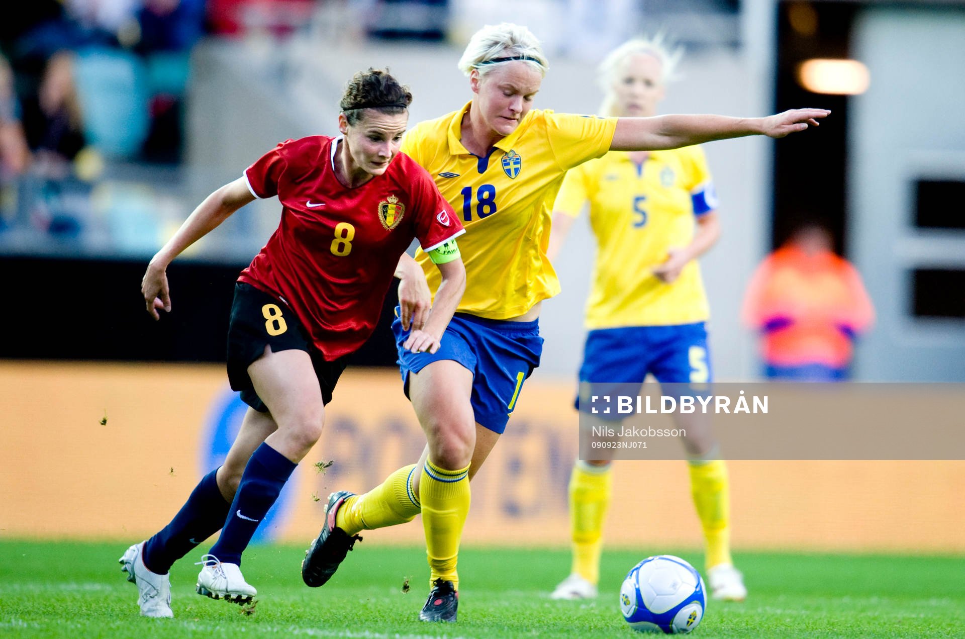 Femke Maes, Belgien, Nilla Fischer, Sverige