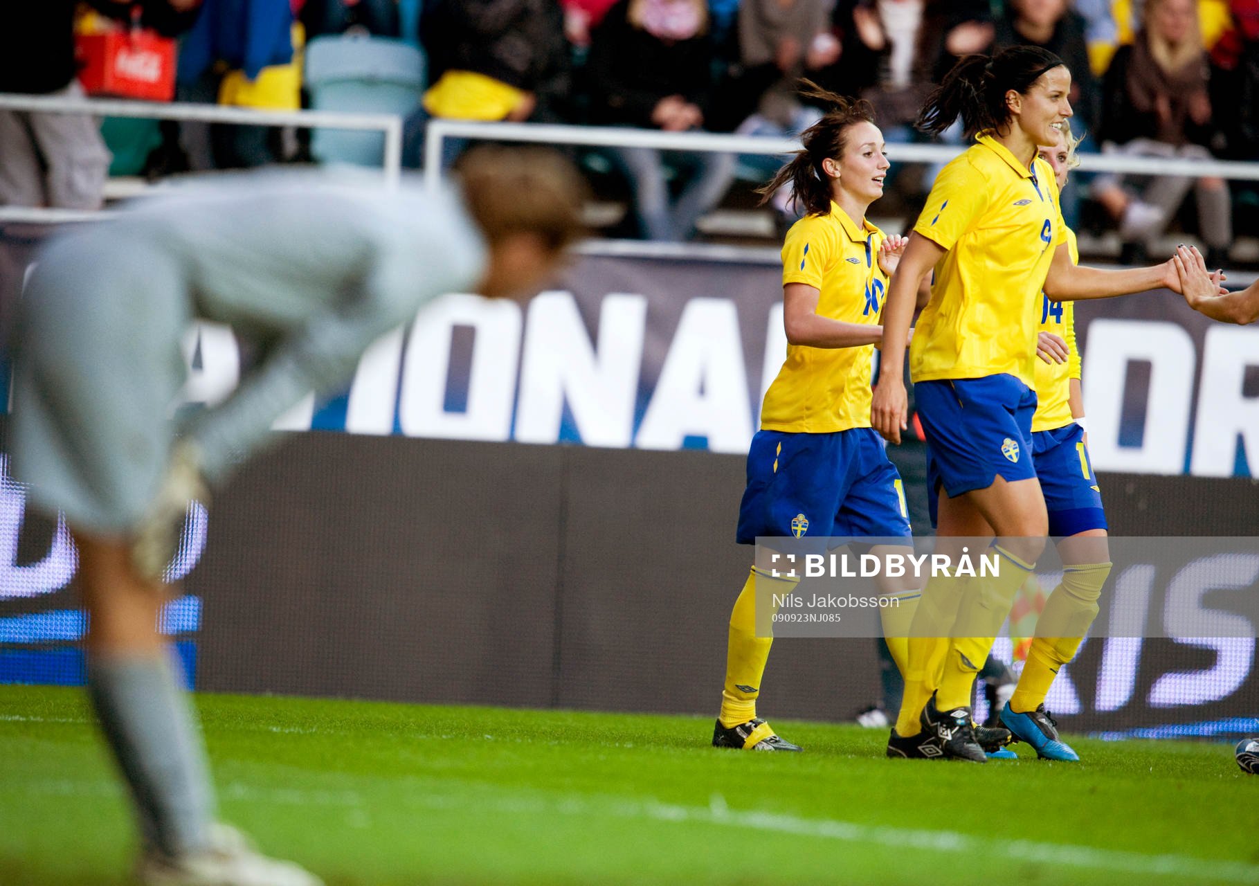 Kosovare Asllani, Sverige, jubel