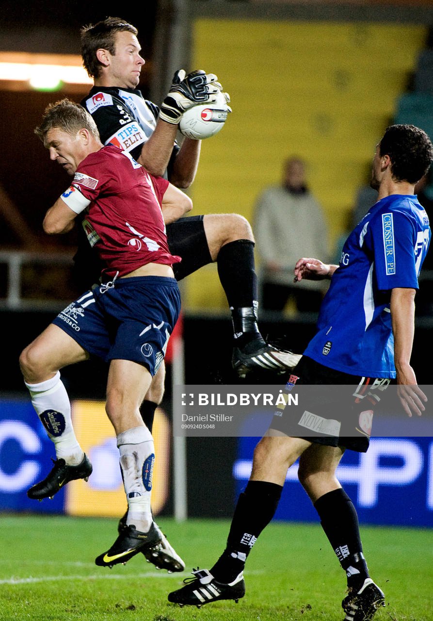 Viktor Noring, målvakt, Trelleborg. Marcus Allbäck,