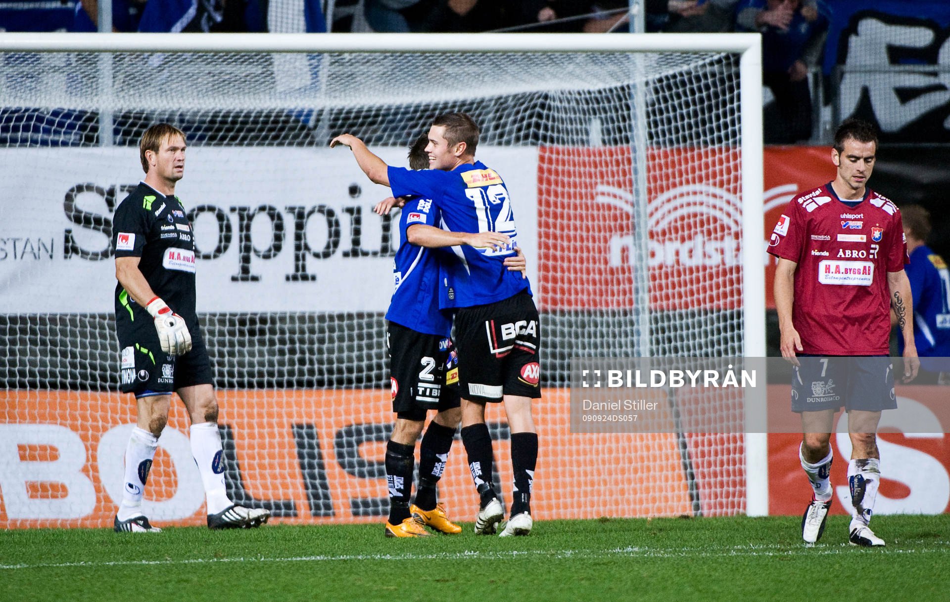 Andreas Wihlborg och Joakim Sjöhage, Trelleborg, jubel