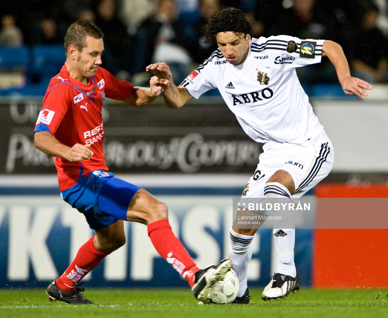 Marcus Lantz, Helsingborg och Jorge Ortiz, AIK