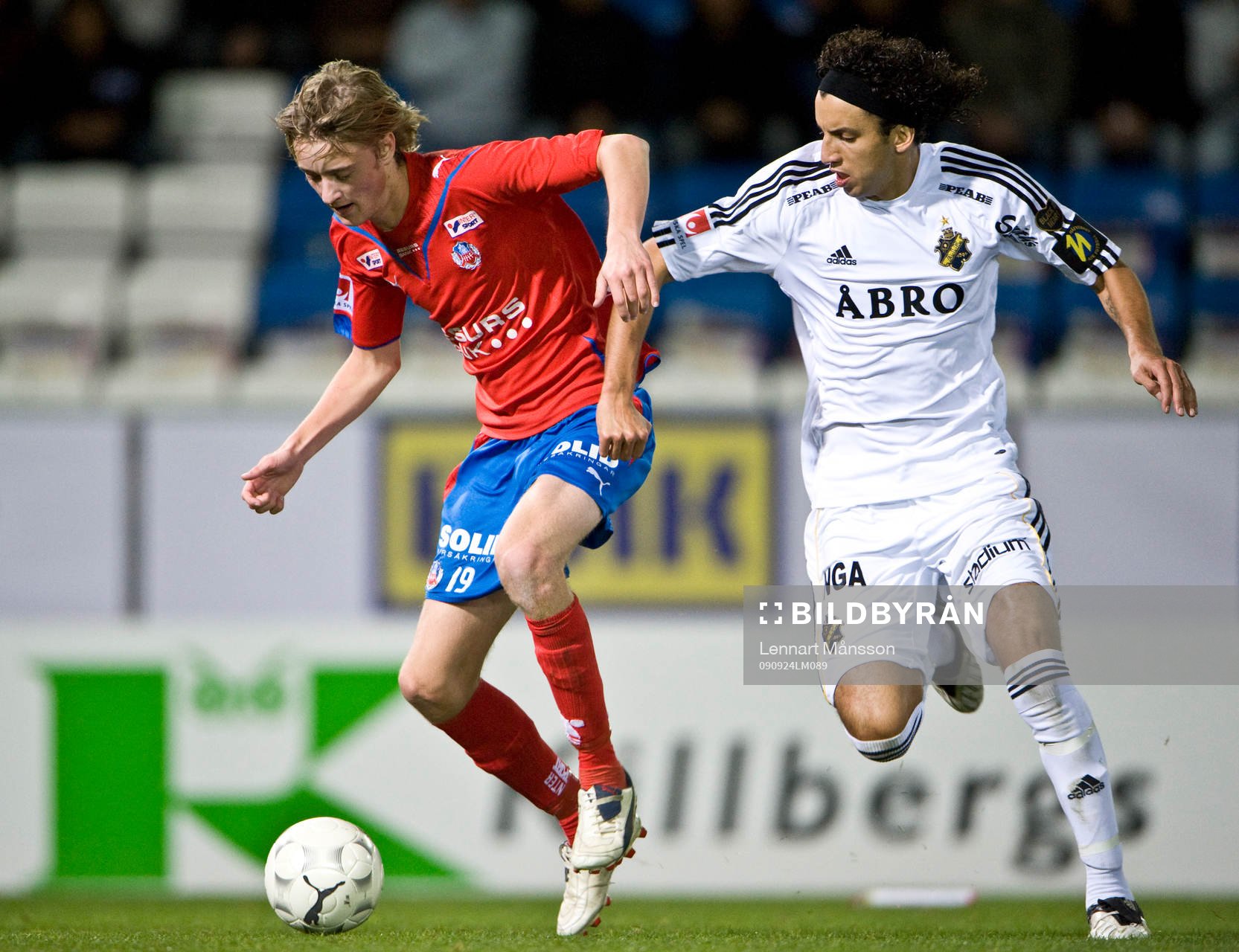 Rasmus Jönsson, Helsingborg och Jorge Ortiz, AIK